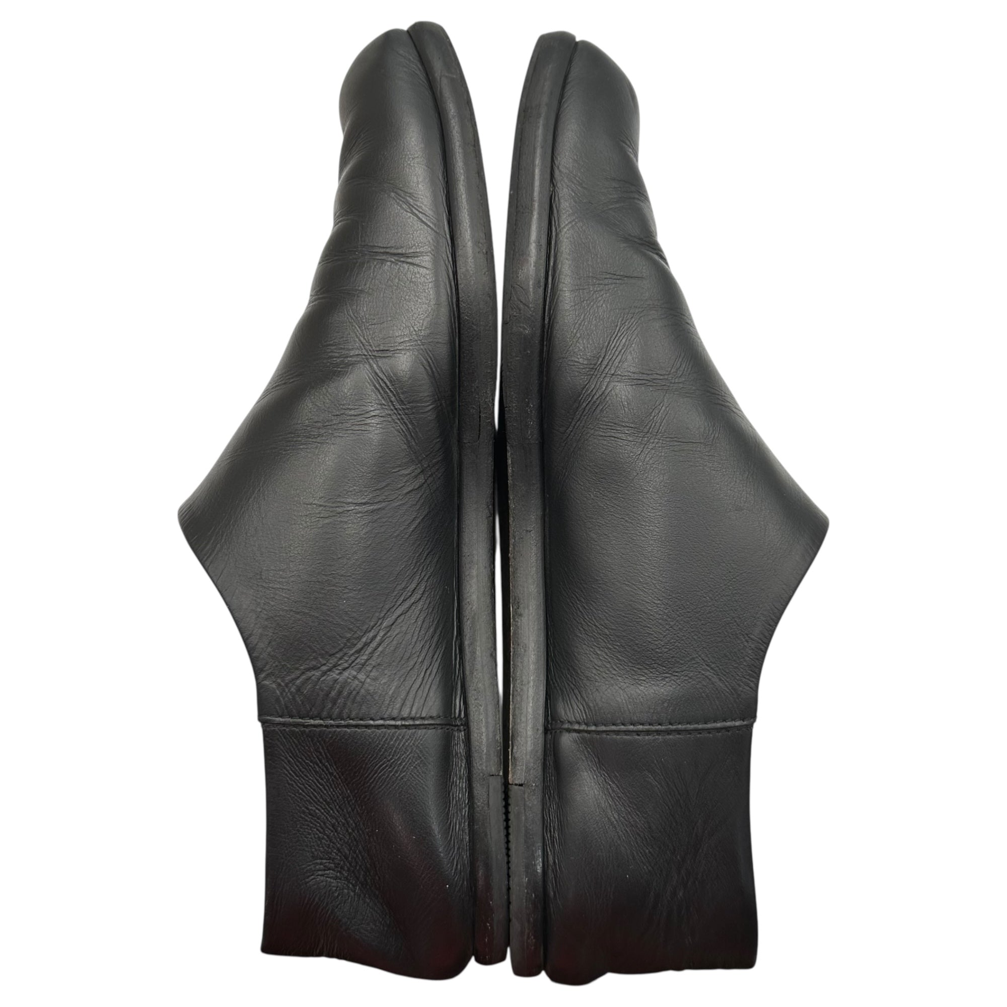 MAISON MARGIELA(メゾンマルジェラ) TABI Babouche 足袋 バブーシュ S57WR0051 40(26cm程度) ブラック タビ レザー スリッポン ローファー シューズ