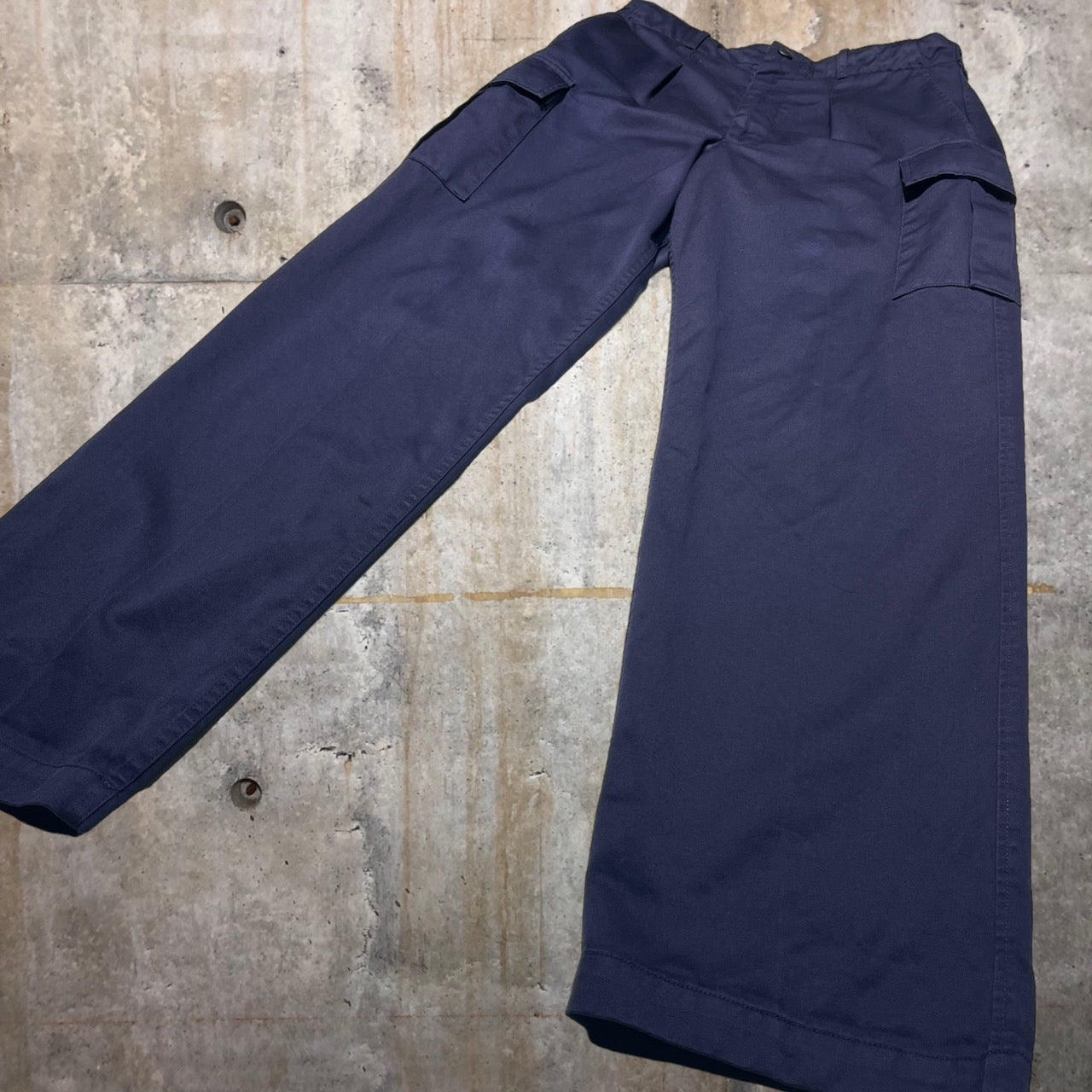 MILITARY(ミリタリー) 99'sコットンツイルカーゴトラウザー 8415-999-245-3541 85/88/104 ネイビー ROYAL NAVY