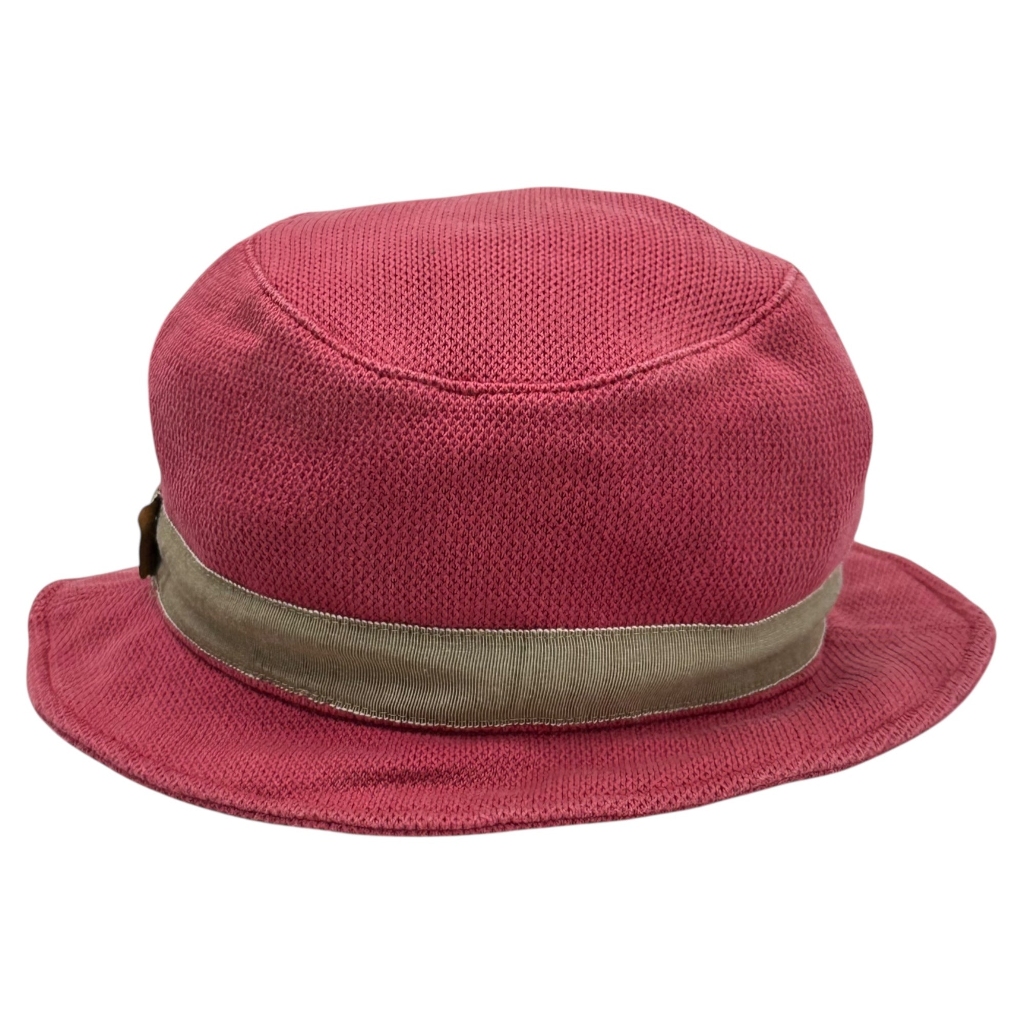 ISSEY MIYAKE MEN(イッセイミヤケメン) 12SS Knit Bucket Hat ニット バケット ハット ME21AA004 ピンク 帽子