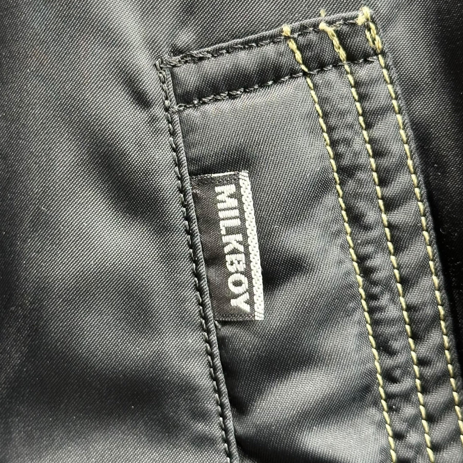 MILKBOY(ミルクボーイ) 00's MA-1 Coat 00年代 中綿 MA1 コート 10-0020 FREE ブラック Y2K