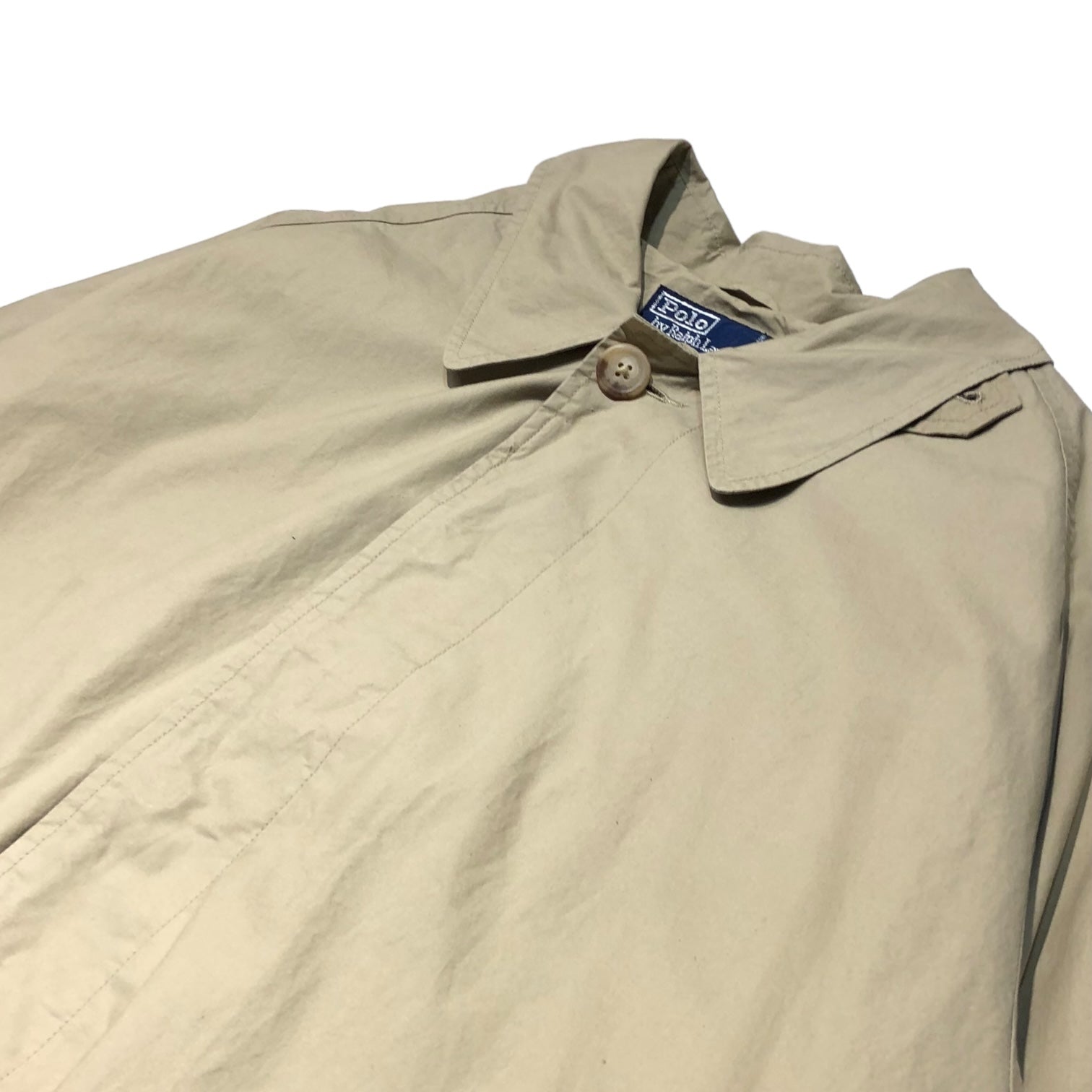 POLO RALPH LAUREN(ポロラルフローレン) 90's super long balmakaan coat スーパーロング バルマカーンコート L ベージュ ステンカラー