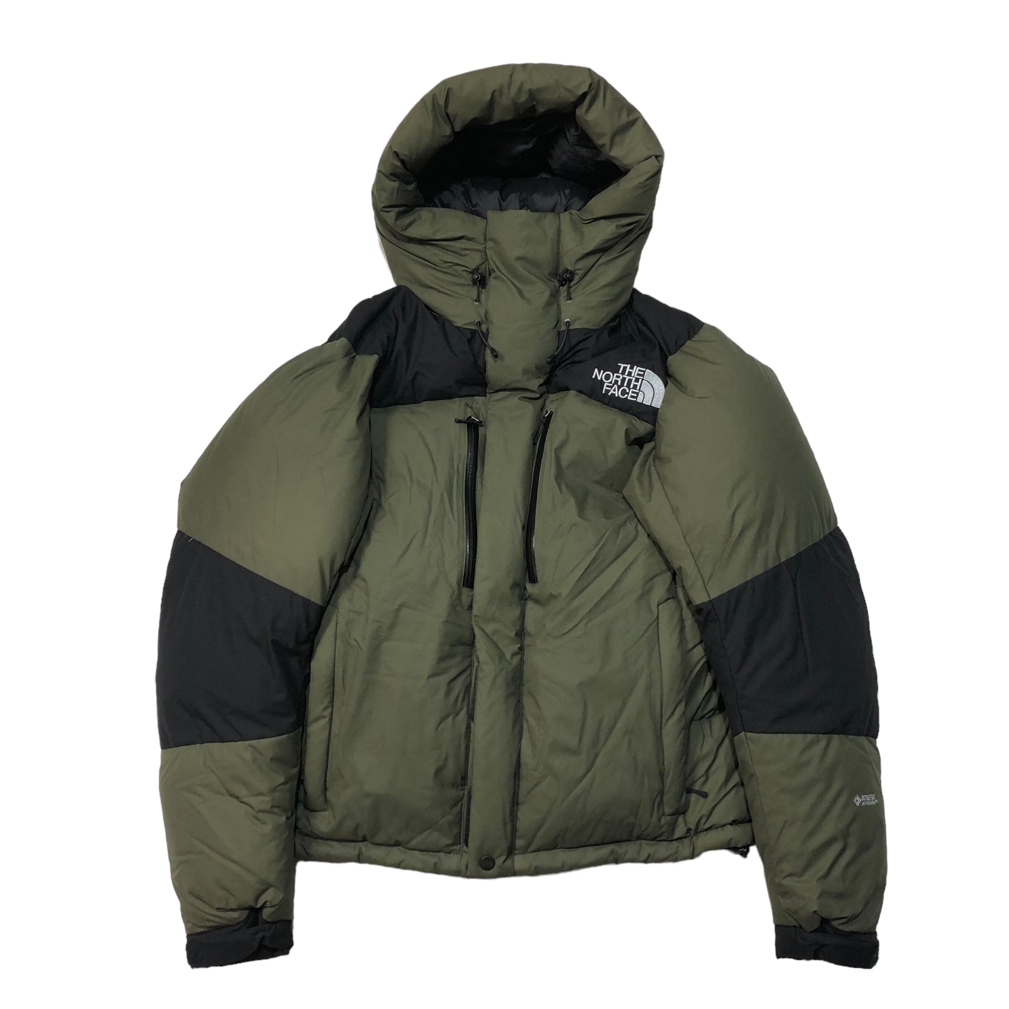 THE NORTH FACE(ノースフェイス) BALTRO LIGHT JACKET バルトロライト ダウン ジャケット ND91950 L カーキ×ブラック