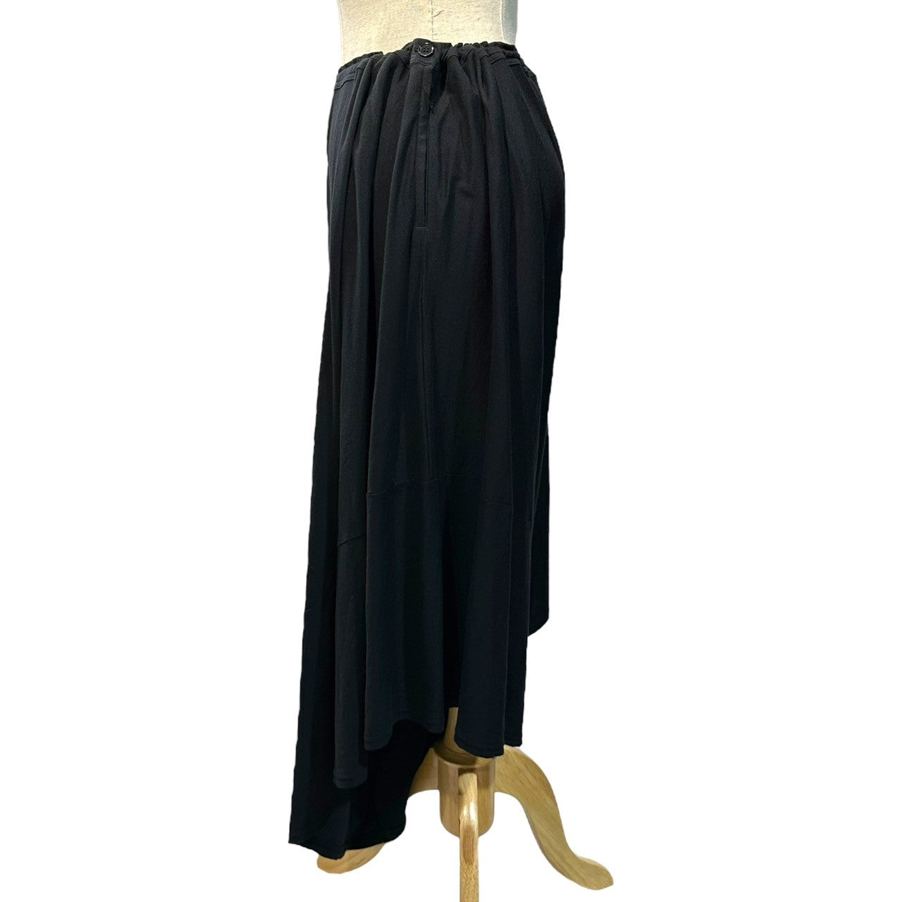Y's(ワイズ) 08AW Super sarouel asymmetrical skirt pants スーパーサルエル アシンメトリー スカート パンツ YB-T42-260 2(M程度) ブラック