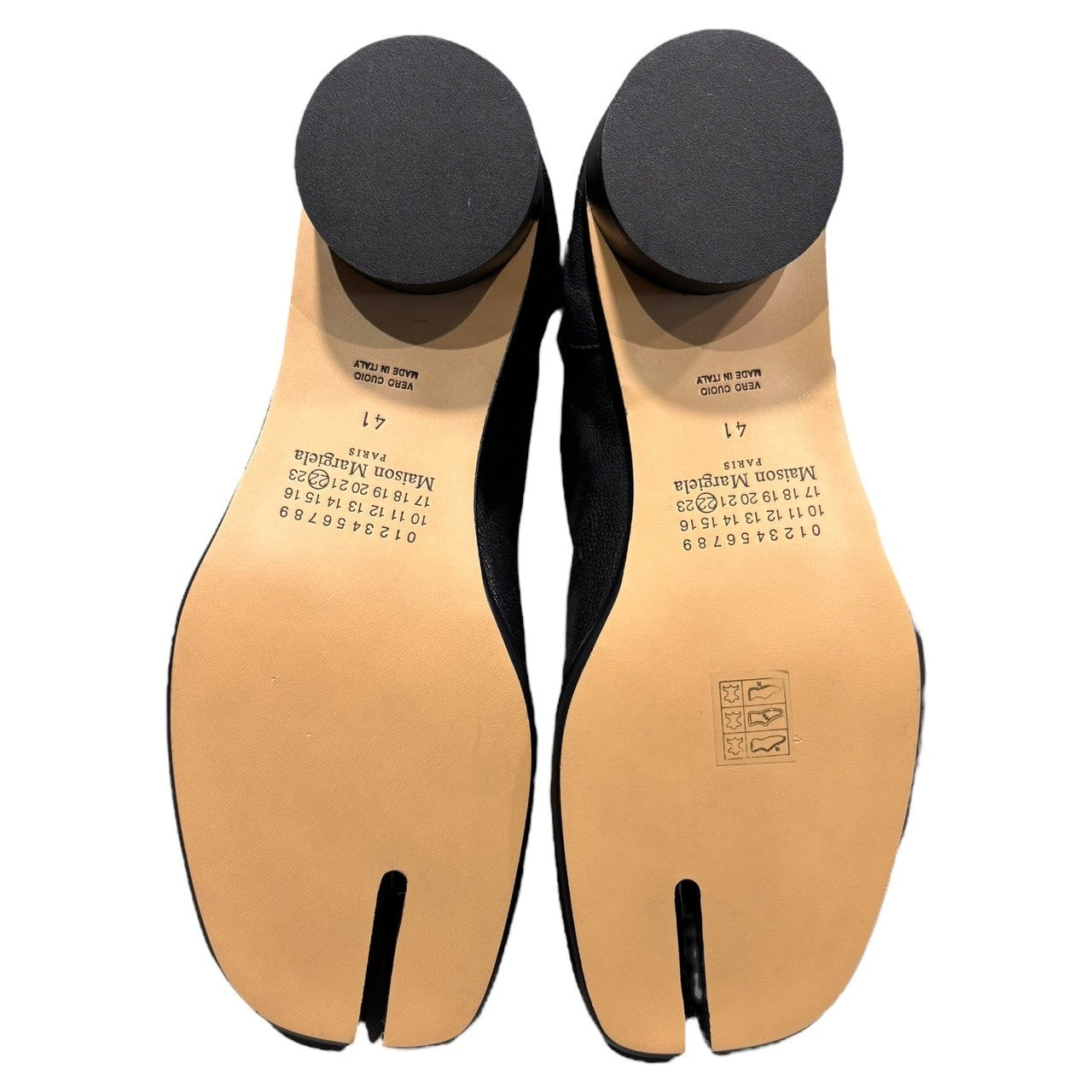 MAISON MARGIELA(メゾンマルジェラ) 24AW 3cm ANKLE TABI BOOTS アンクル 足袋 ブーツ S57WU0153 41 ブラック 箱付 タビ