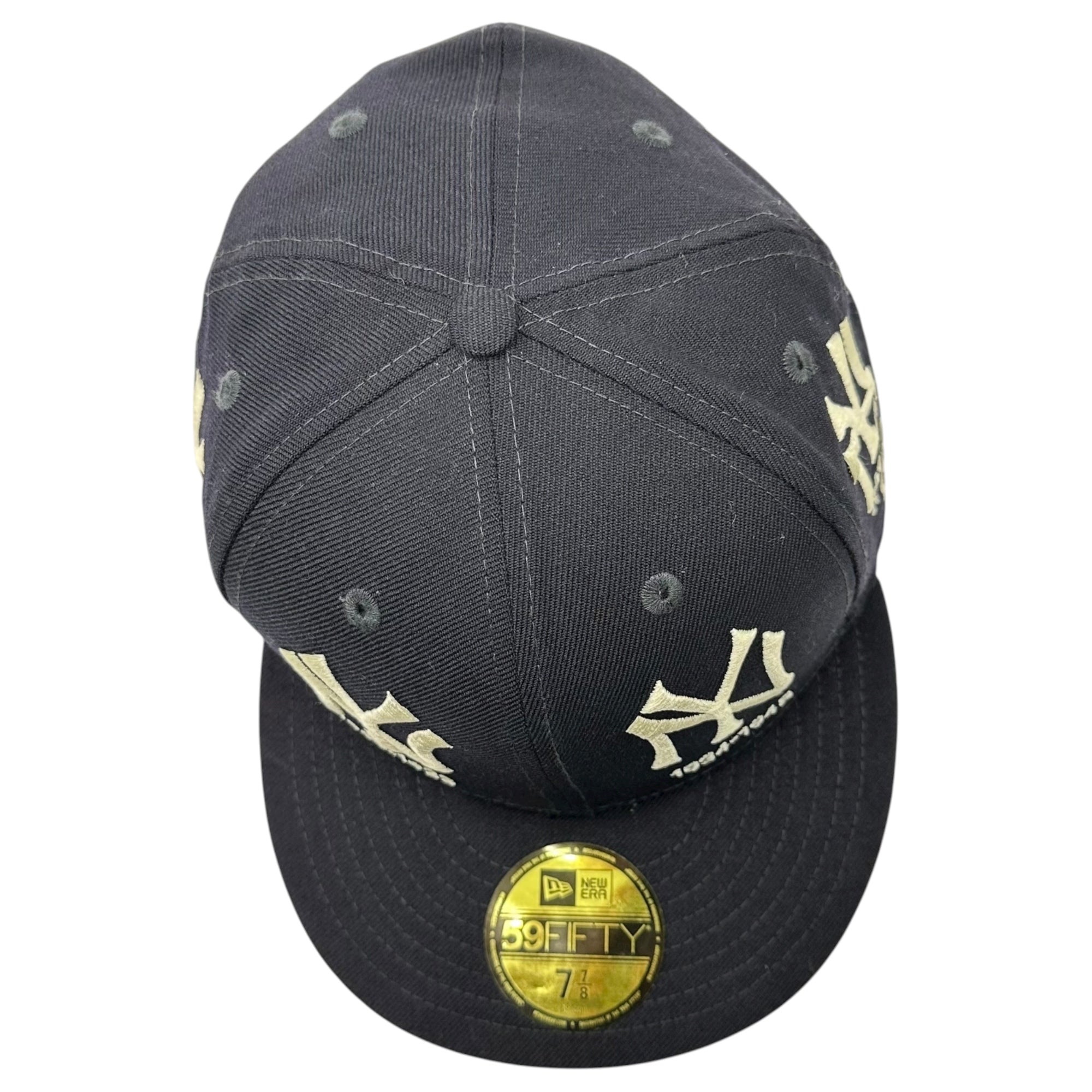 NEW ERA(ニューエラ) 59FIFTY New York Yankees LOGO TIMELINE ニューヨーク ヤンキース ロゴ 歴代 ベースボール キャップ 7 7/8(62.5cm) ネイビー 海外限定モデル