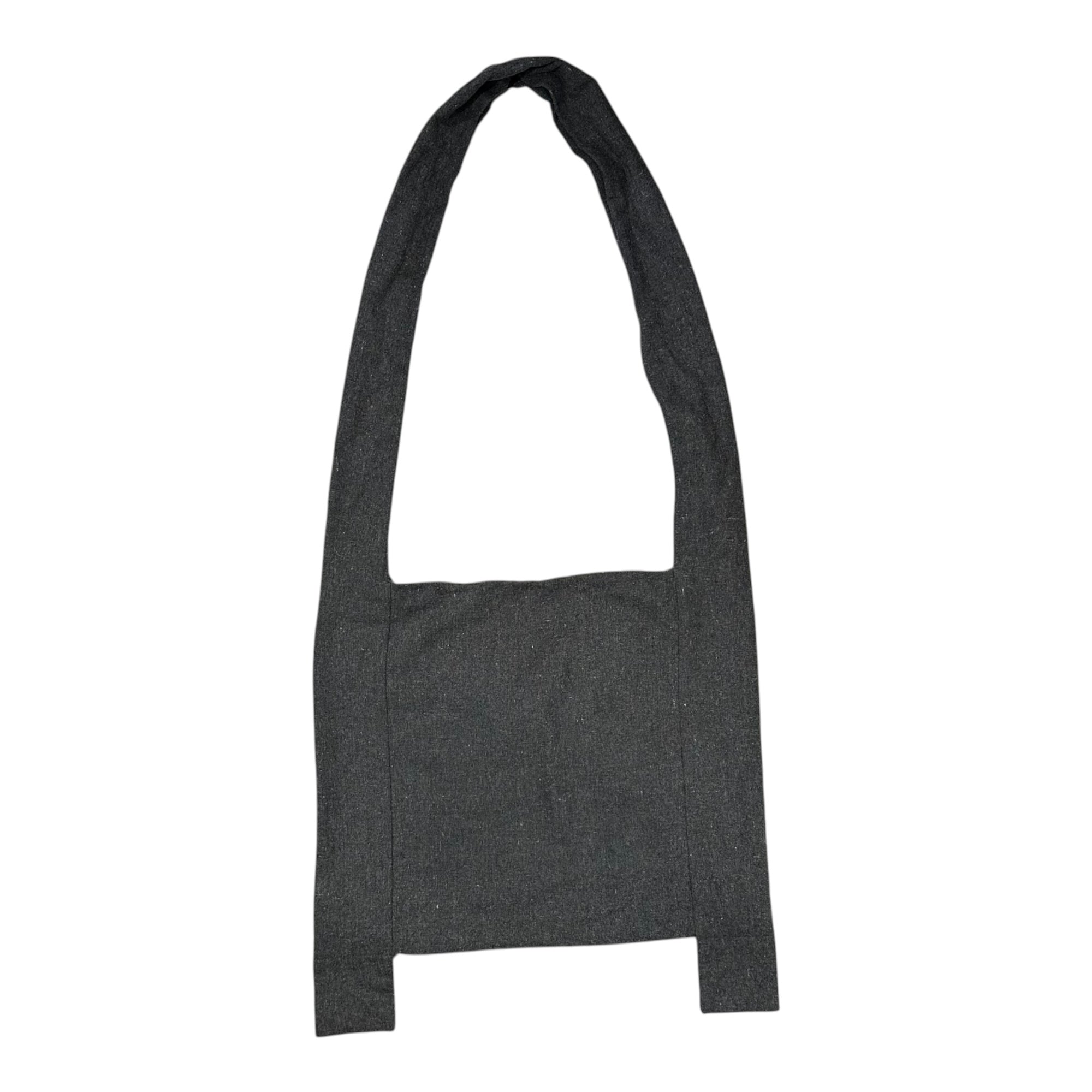 COMME des GARCONS COMME des GARCONS(コムデギャルソンコムデギャルソン) Wo/Co Reversible Shoulder Bag ウール コットン リバーシブル ショルダー バッグ グレー×ホワイト