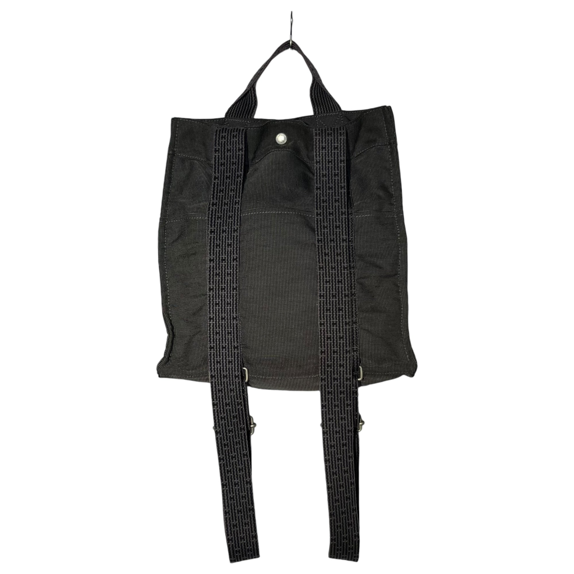 HERMES(エルメス) Her Line Ad PM ールライン サック アド PM グレー リュックサック バックパック キャンバス バッグ