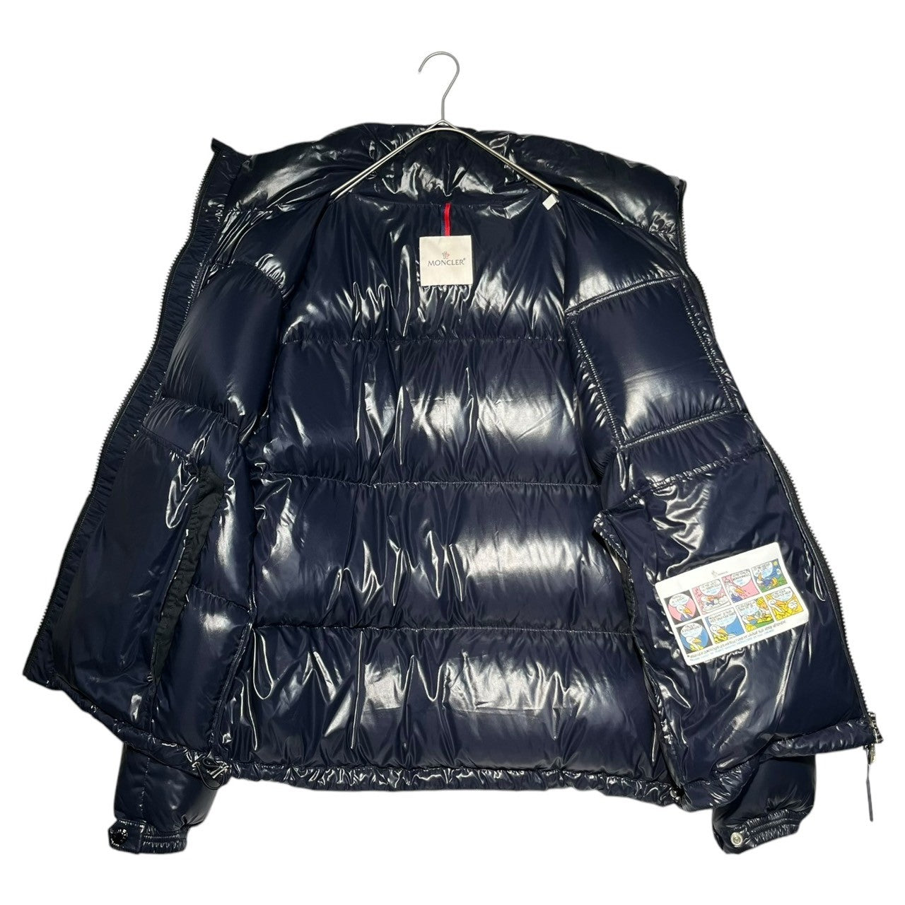 MONCLER(モンクレール) MONTBELIARD GIUBBOTTO DOWN JACKET モンベリアール ジュボット ダウン ジャケット E20914180305 4(XL程度) ネイビー モンベリアル トリコロール