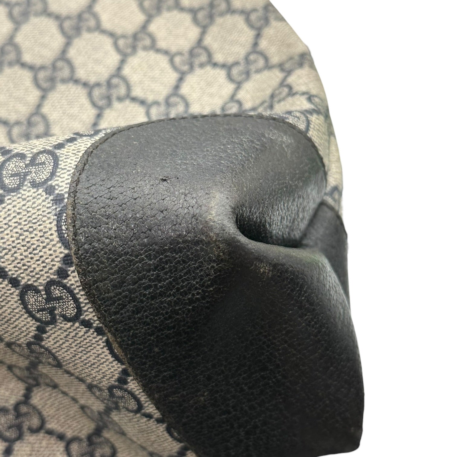 GUCCI(グッチ) OLD GG Sherry Line Tote Bag GG シェリーライン トート バッグ 002.904.0131 グレー×ネイビー ヴィンテージ