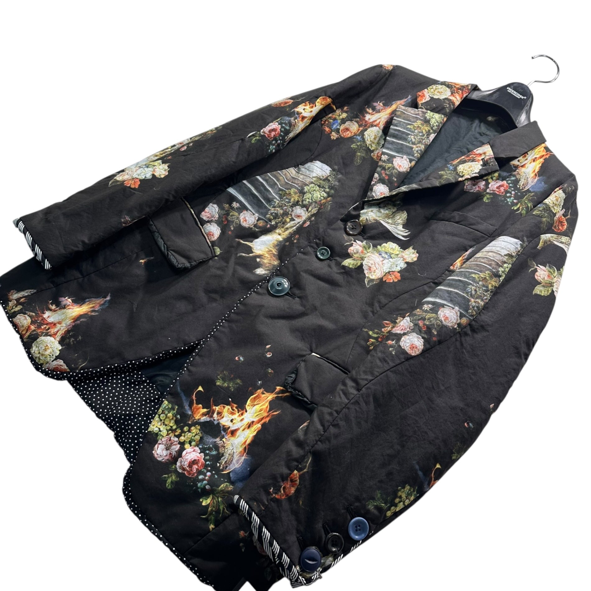 UNDERCOVER(アンダーカバー) 26SS But Beautiful 4.5 Floral Jacket バット ビューティフル フローラル ジャケット UC1F4101-1 3(L程度) ブラック×マルチカラー 参考定価176,000円(税込) 完売品