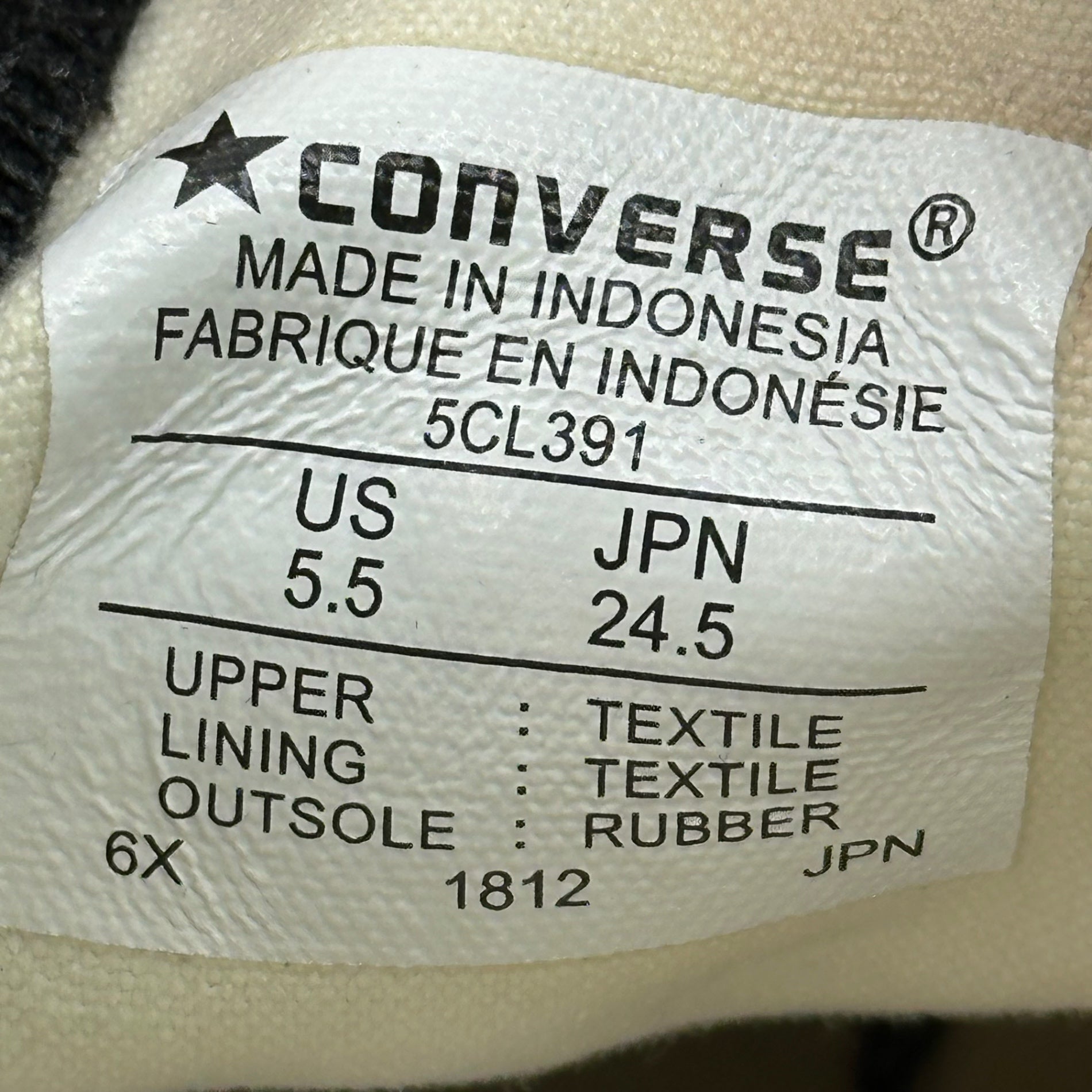 CONVERSE(コンバース) ALL STAR CHUNKYLINE OX 厚底 ローカット スニーカー 24.5cm ブラック×ホワイト