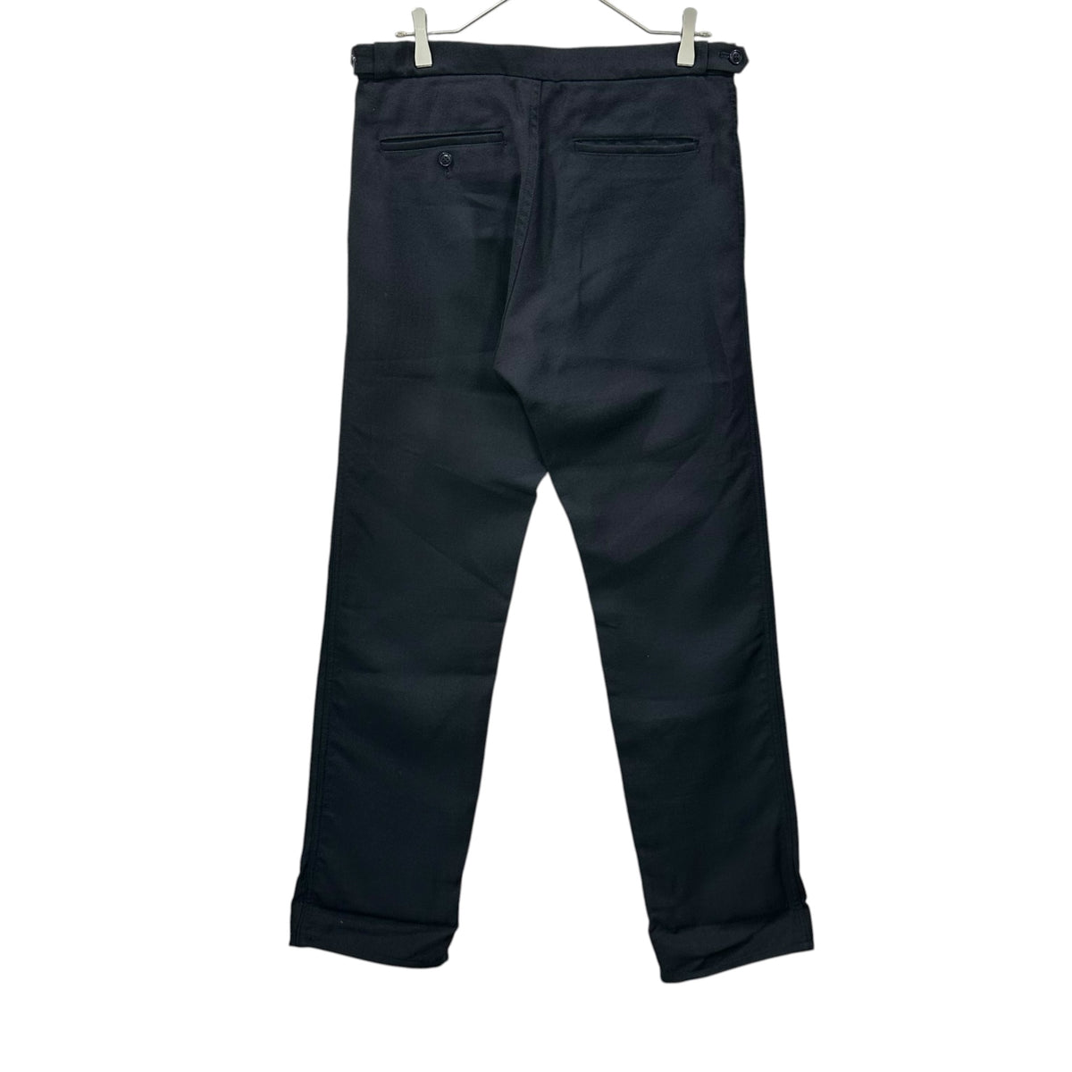 COMME des GARCONS HOMME PLUS(コムデギャルソンオムプリュス) 2001AW Mohair-Blend Straight-Leg Slacks モヘヤ混 ストレート スラックス PP-10009M M ネイビー AD2001