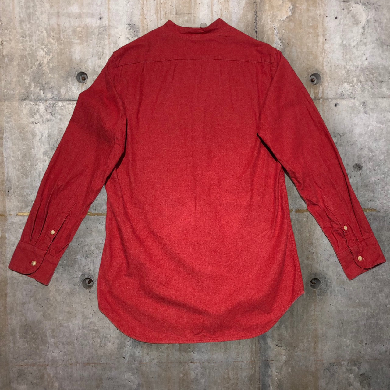 the Sakaki(ザサカキ) コットン羽織シャツ M レッド 廃版ブランド