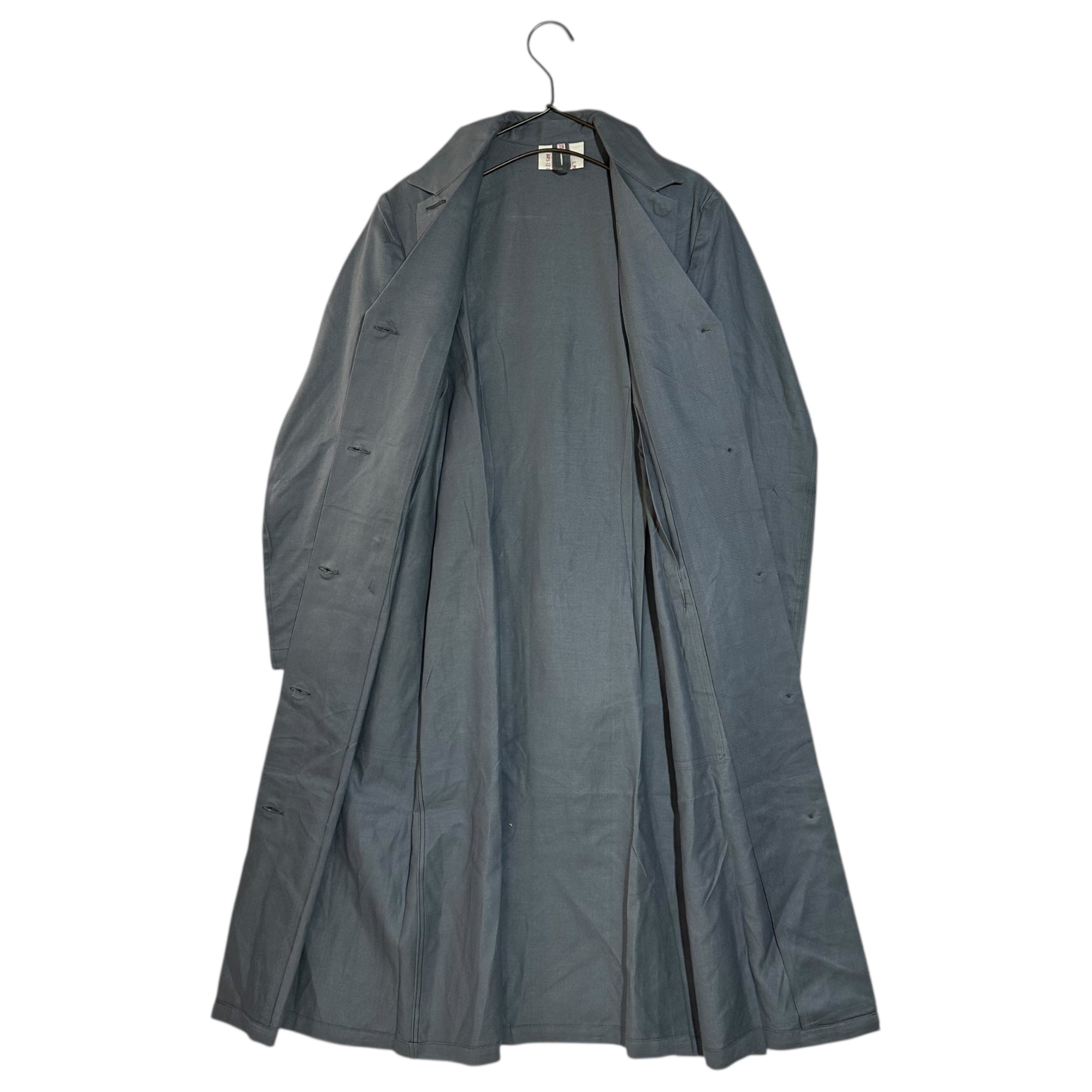 GERMANY MILITARY(ドイツ軍) 70’s Vintage medical dress coat ヴィンテージ メディカル ワンピース 38(S程度) グレー 70年代 EURO M デッドストック コート
