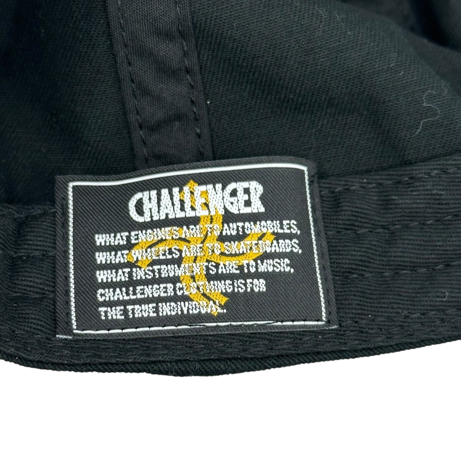 CHALLENGER(チャレンジャー) FIRE LOGO CAP ファイヤー ロゴ キャップ ブラック
