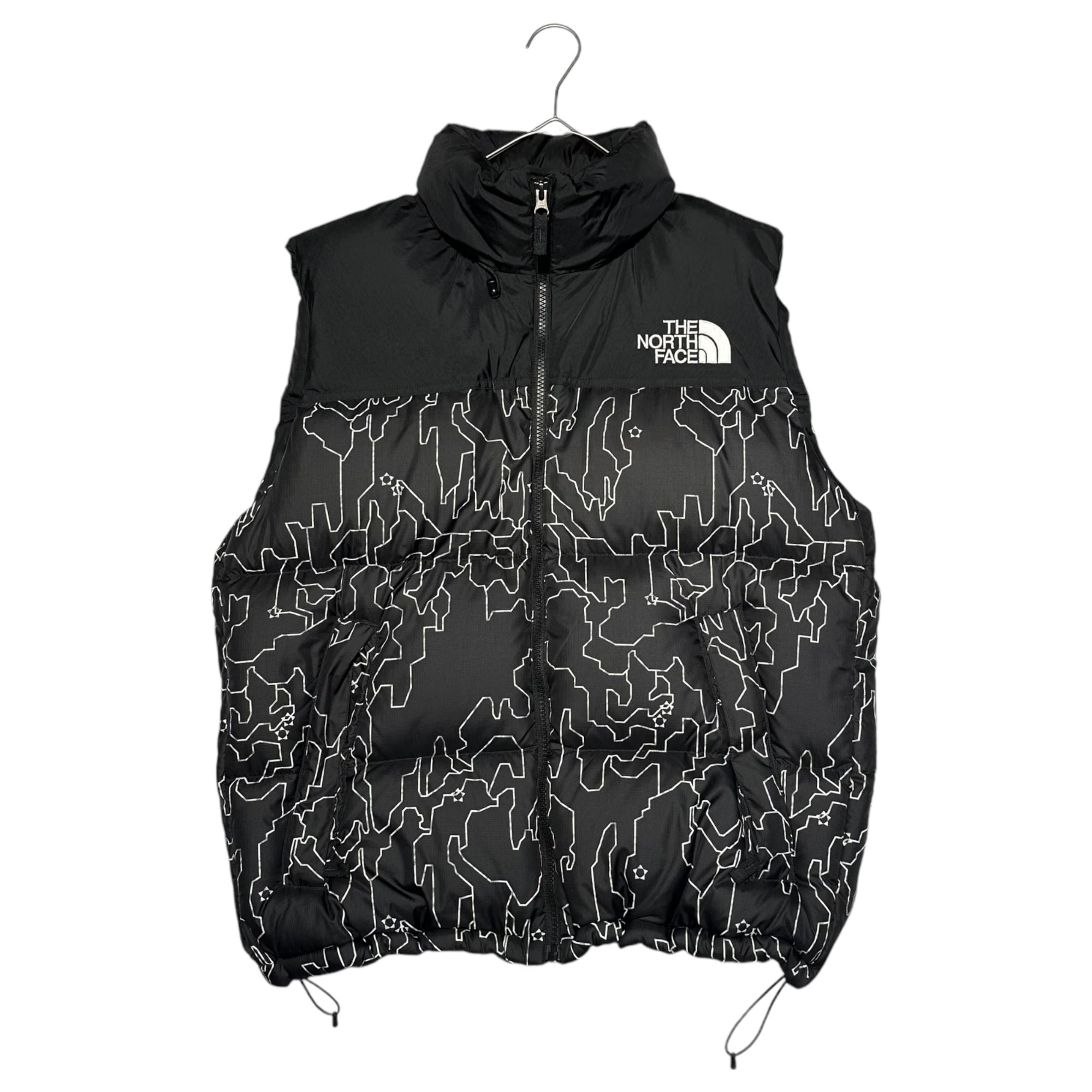 THE NORTH FACE(ノースフェイス) Novelty Nupsi Vest ノベルティー ヌプシ ベスト (メンズ) ダウンベスト ND92339 M ブラック×ホワイト ブラックツリーパーク