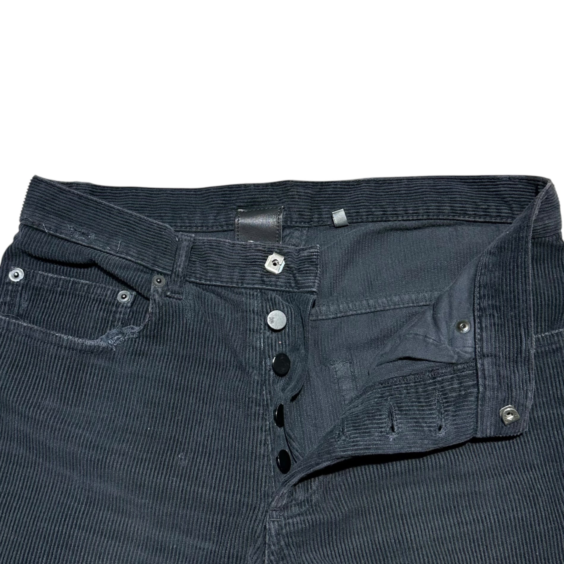 Dior HOMME(ディオールオム) Super Slim Skinny Corduroy Pants スーパースリム スキニー コーデュロイ パンツ W27 ブラック