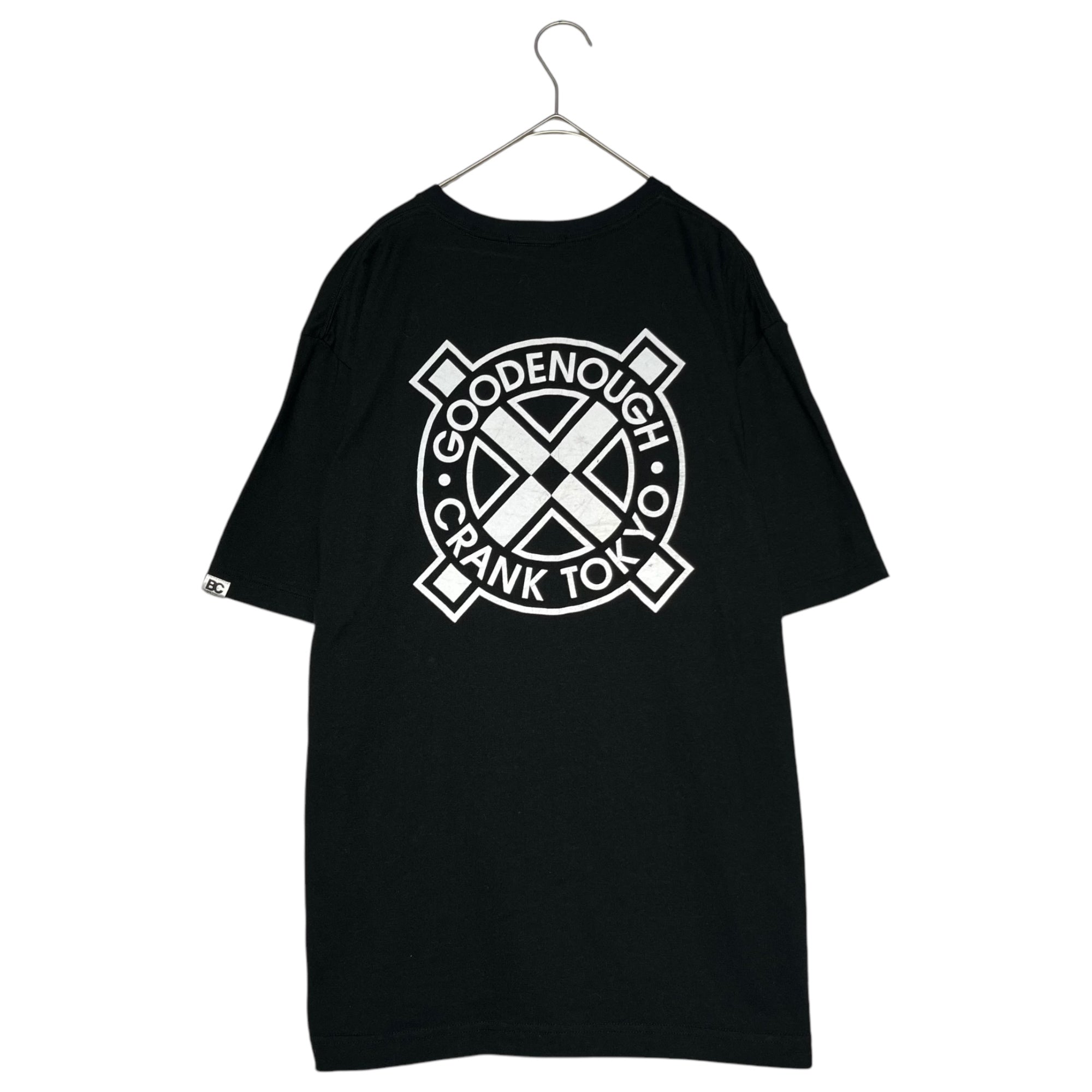 GOODENOUGH(グッドイナフ) Base control body back print T-shirt ベースコントロールボディ バックプリント Tシャツ M ブラック