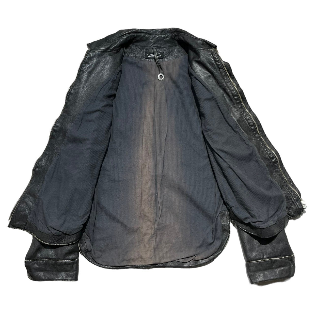 MARCO TAGLIAFERRI(マルコタリアフェリ) Western leather jacket ウエスタン レザー ジャケット 46(M程度) ブラック イタリア製