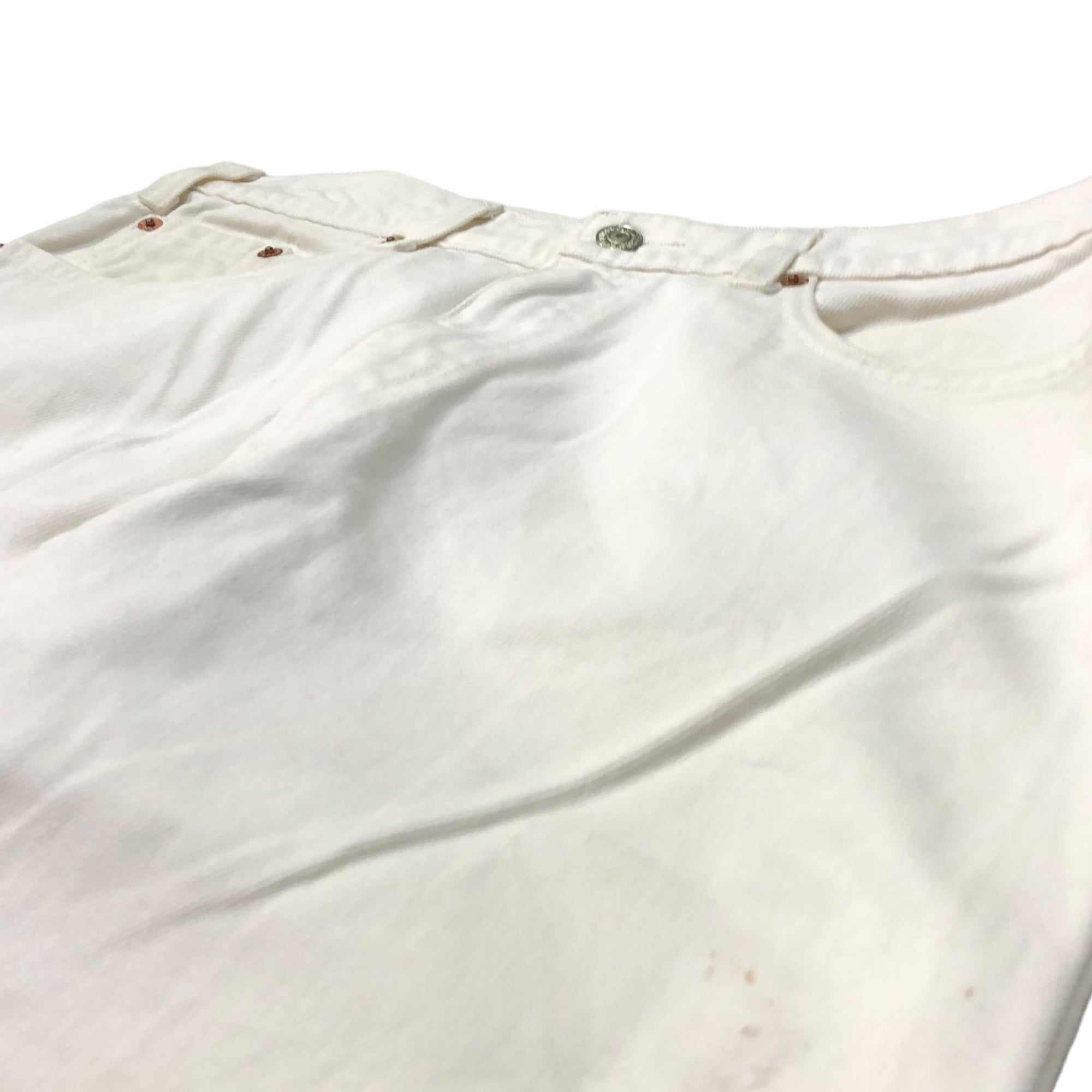 Levi's(リーバイス) 80's straight white denim pants ストレート ホワイト デニム パンツ 525-03 W34 ホワイト ヴィンテージ 80年代