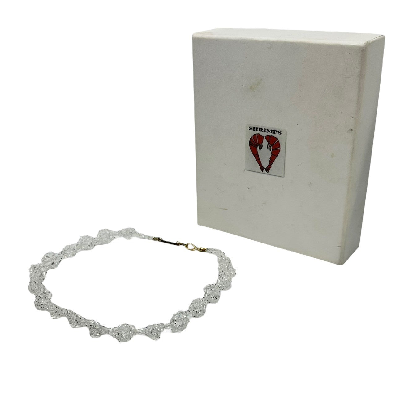 SHRIMPS(シュリンプス) Sydney Necklace - Clear シドニー ネックレス - クリア クリア×ゴールド 箱付