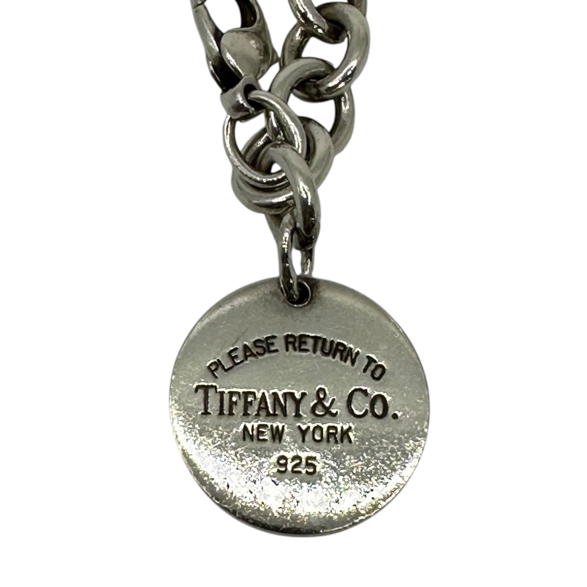 TIFFANY & CO.(ティファニー) Vintage Return to Round Tag Silver Bracelet ヴィンテージ リターントゥ ラウンド タグ シルバー ブレスレット シルバー