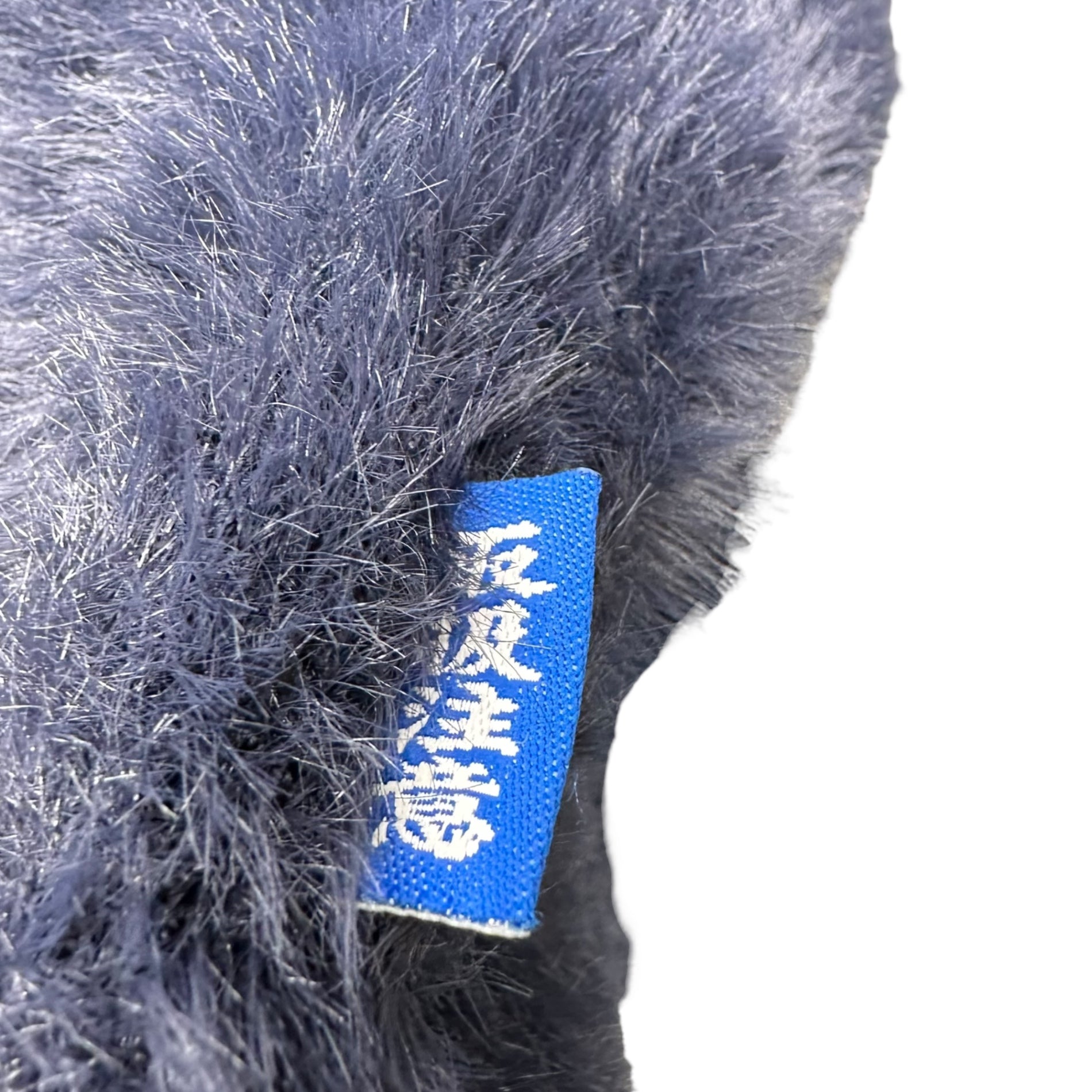 BLACK EYE PATCH(ブラックアイパッチ) OG LABEL SHAGGY CARDIGAN シャギー カーディガン M ネイビー