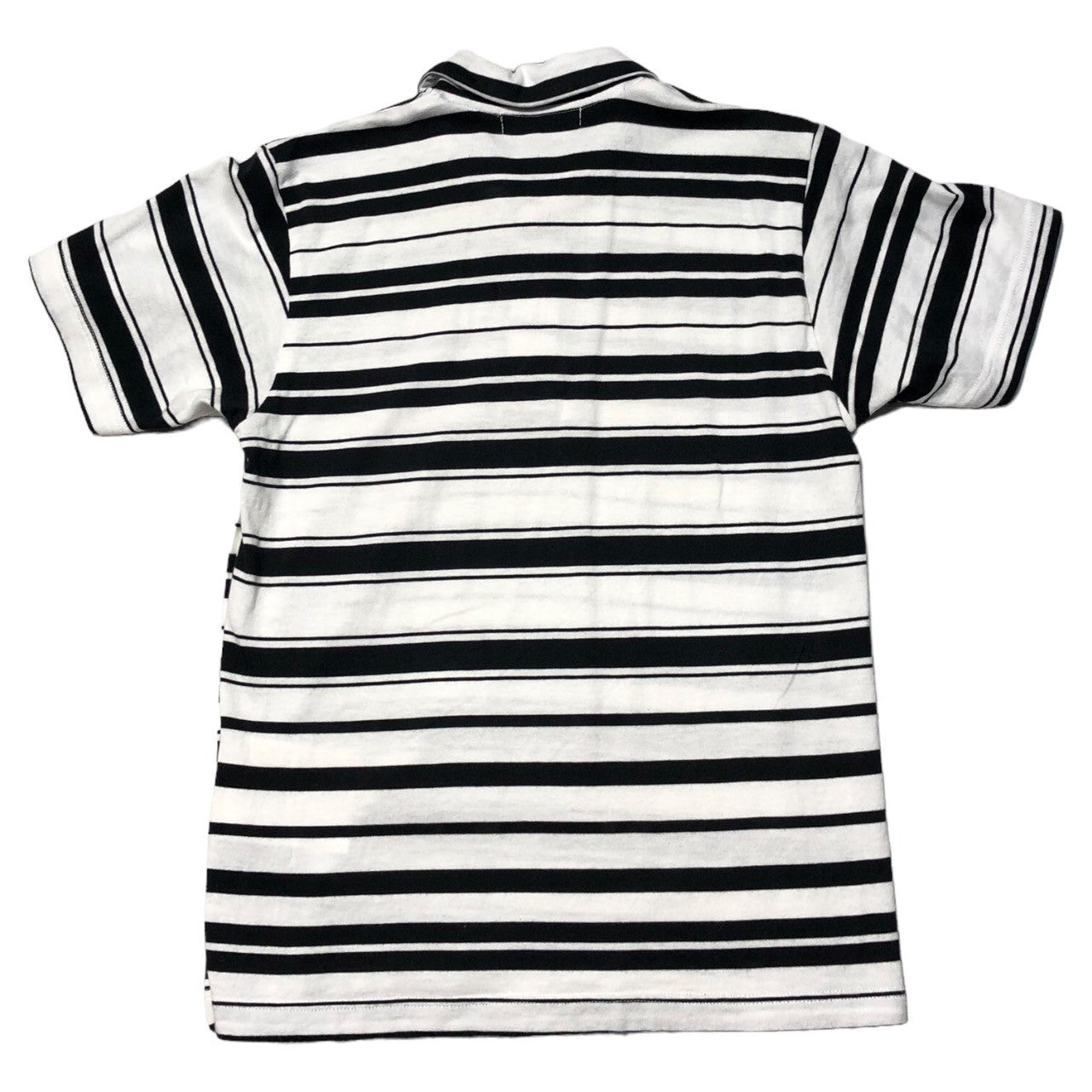 COMME des GARCONS(コムデギャルソン) 03SS border polo shirt ボーダー ポロシャツ GI-T049 表記無し(S程度) ホワイト×ブラック AD2002