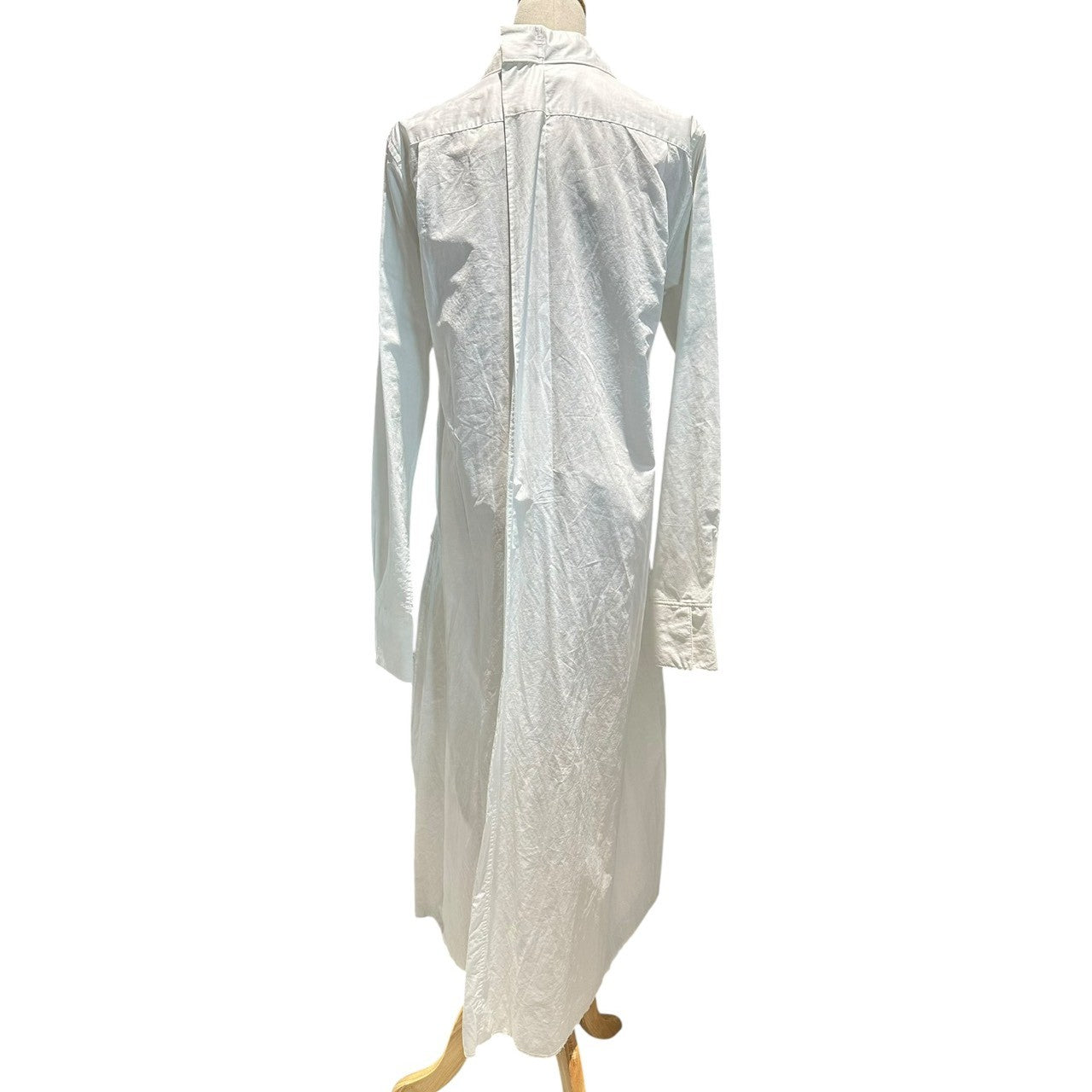JUNYA WATANABE COMME des GARCONS(ジュンヤワタナベコムデギャルソン) Cotton Ramie Patchwork Skipper Snap-Button Pullover Shirt Dress コットン ラミー パッチワーク スキッパー スナップ ボタン プルオーバー シャツ ワンピース XS オフホワイト