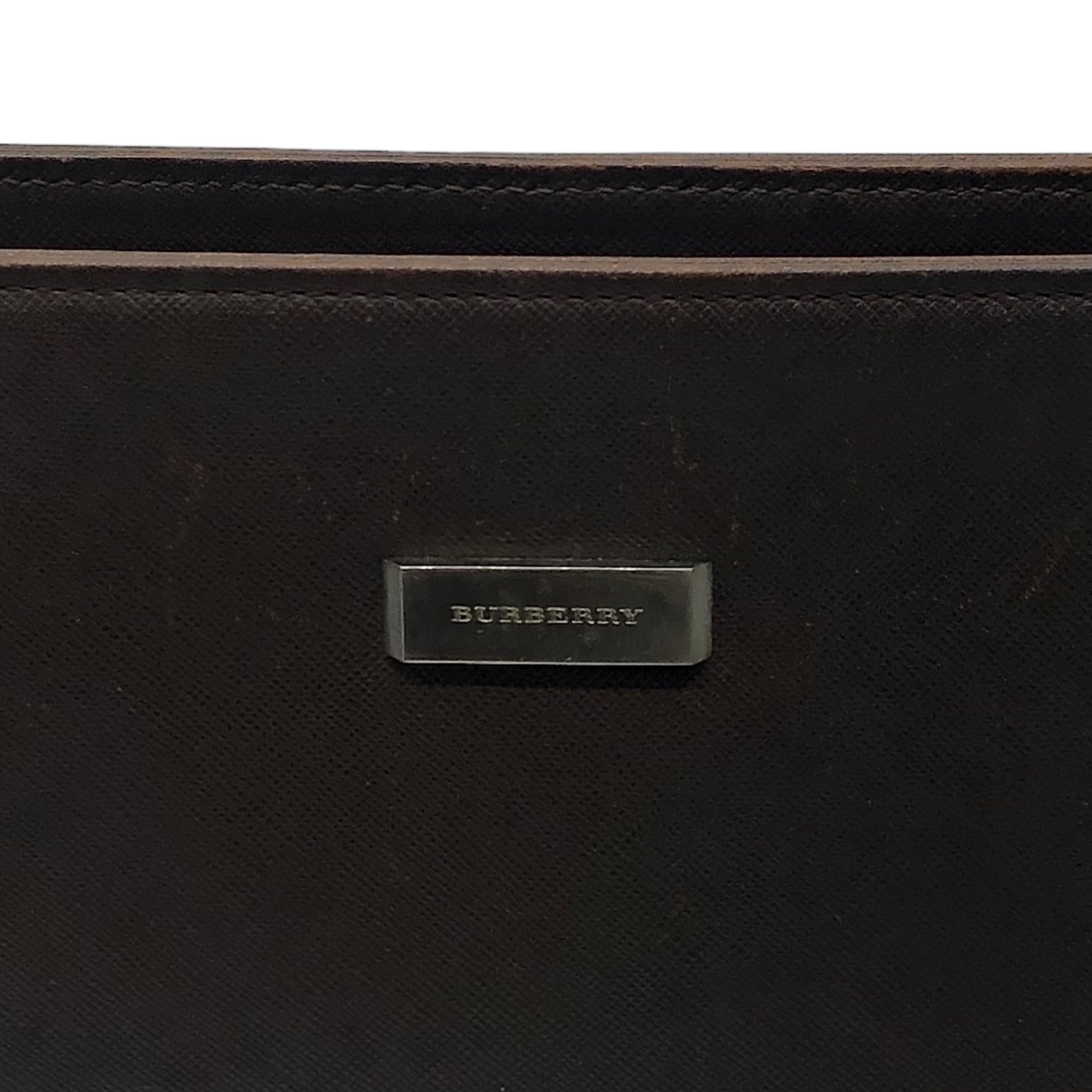 Burberrys(バーバリーズ) leather clutch bag レザー クラッチ バッグ ブラウン セカンド バッグ ポーチ ヴィンテージ