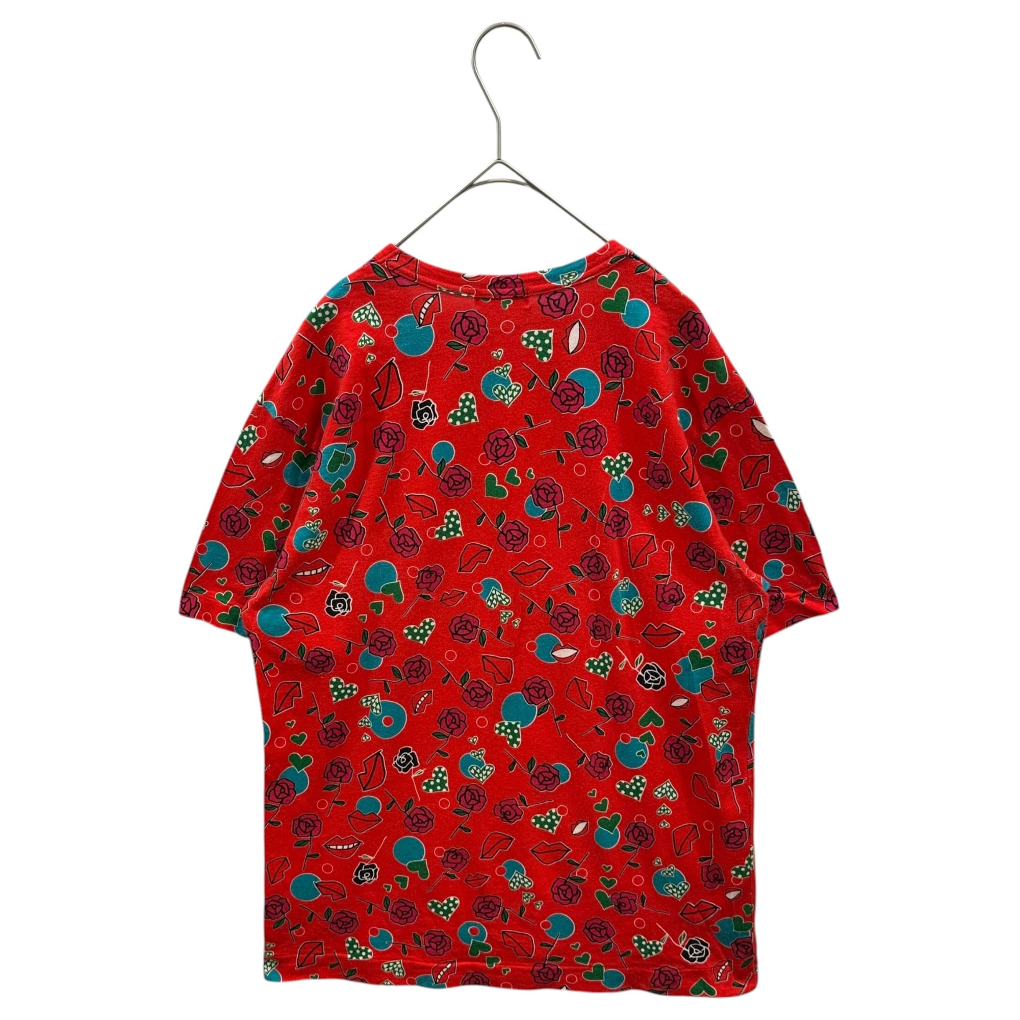 COMME des GARCONS HOMME PLUS(コムデギャルソンオムプリュス) 2007AW My Way DUGGIE FIELDS icon Print T-shirt マイウェイ ダギーフィールズ アイコン プリント Tシャツ PT-T028 S レッド AD2007 アーカイブ