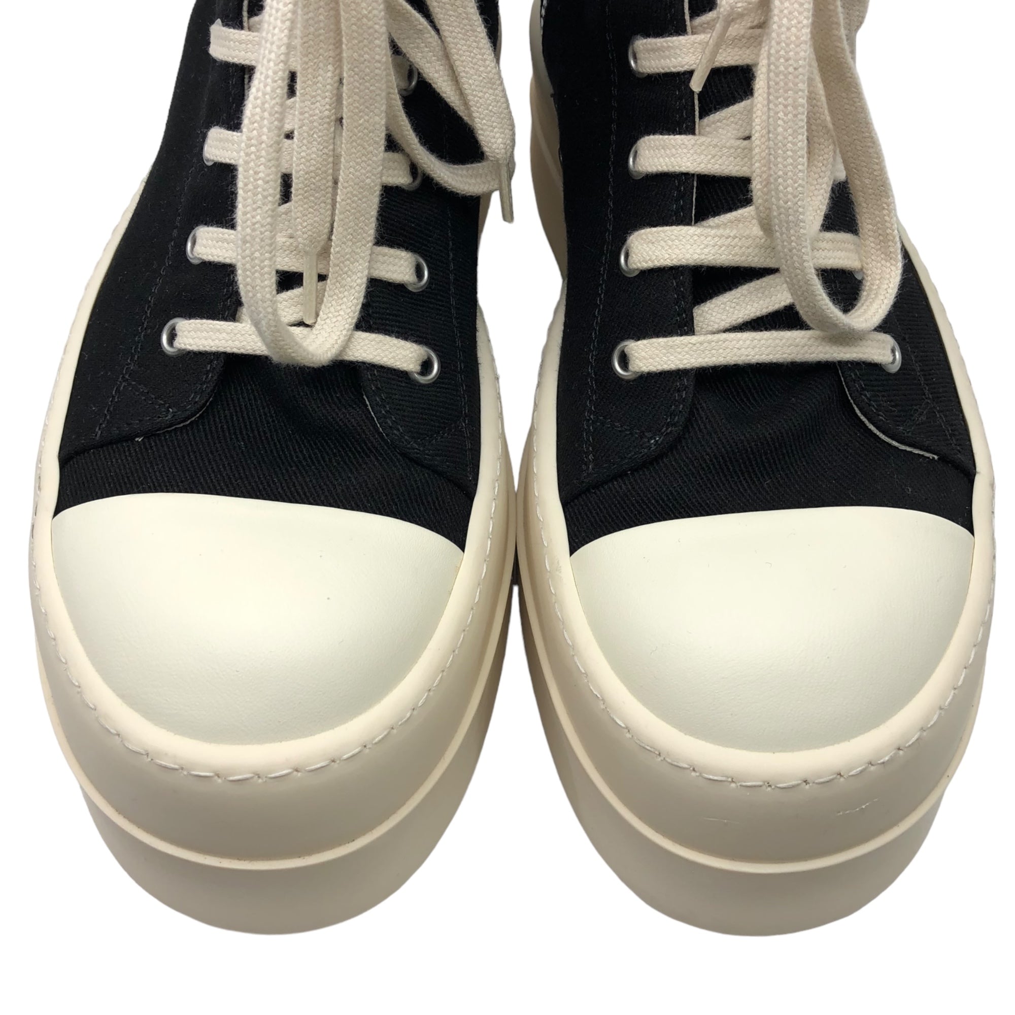 DRKSHDW(ダークシャドウ) 23AW MEGA BUMPER SNEAKS メガ バンパー スニーカー DU02C5831 43(28cm程度) ブラック×ホワイト 箱付 リックオウエンス