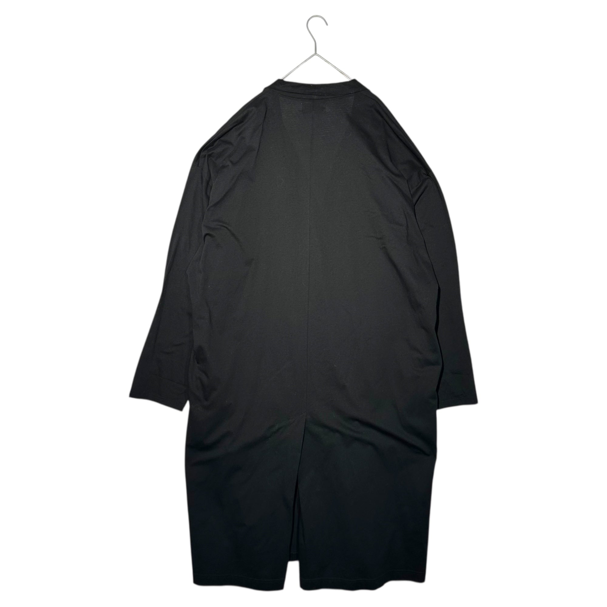 YOHJI YAMAMOTO POUR HOMME(ヨウジヤマモトプールオム) 19SS Cotton oversized coat コットン オーバーサイズ コート HH-T92-981 3 ブラック チェスター ジャケット ロング