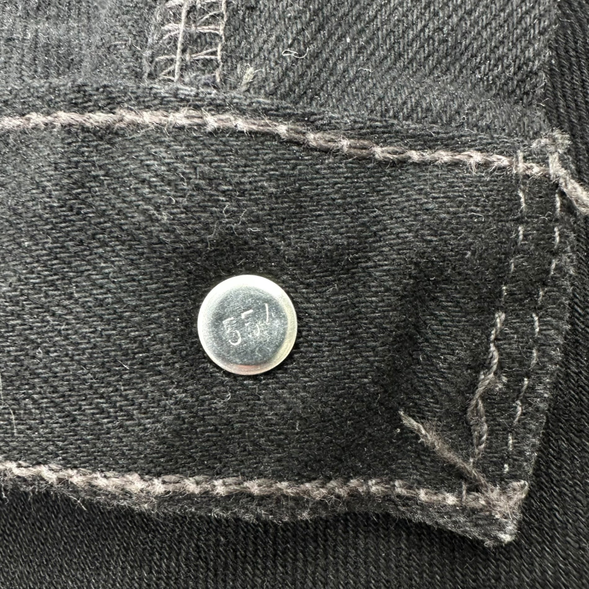 Levi's(リーバイス) 90's 517 USA made Black Denim bootsCut Pants 後染め ブラック ブーツカット フレア デニム パンツ 517-0260 W29 L30 ブラック 90年代 USA製 裏ボタン554