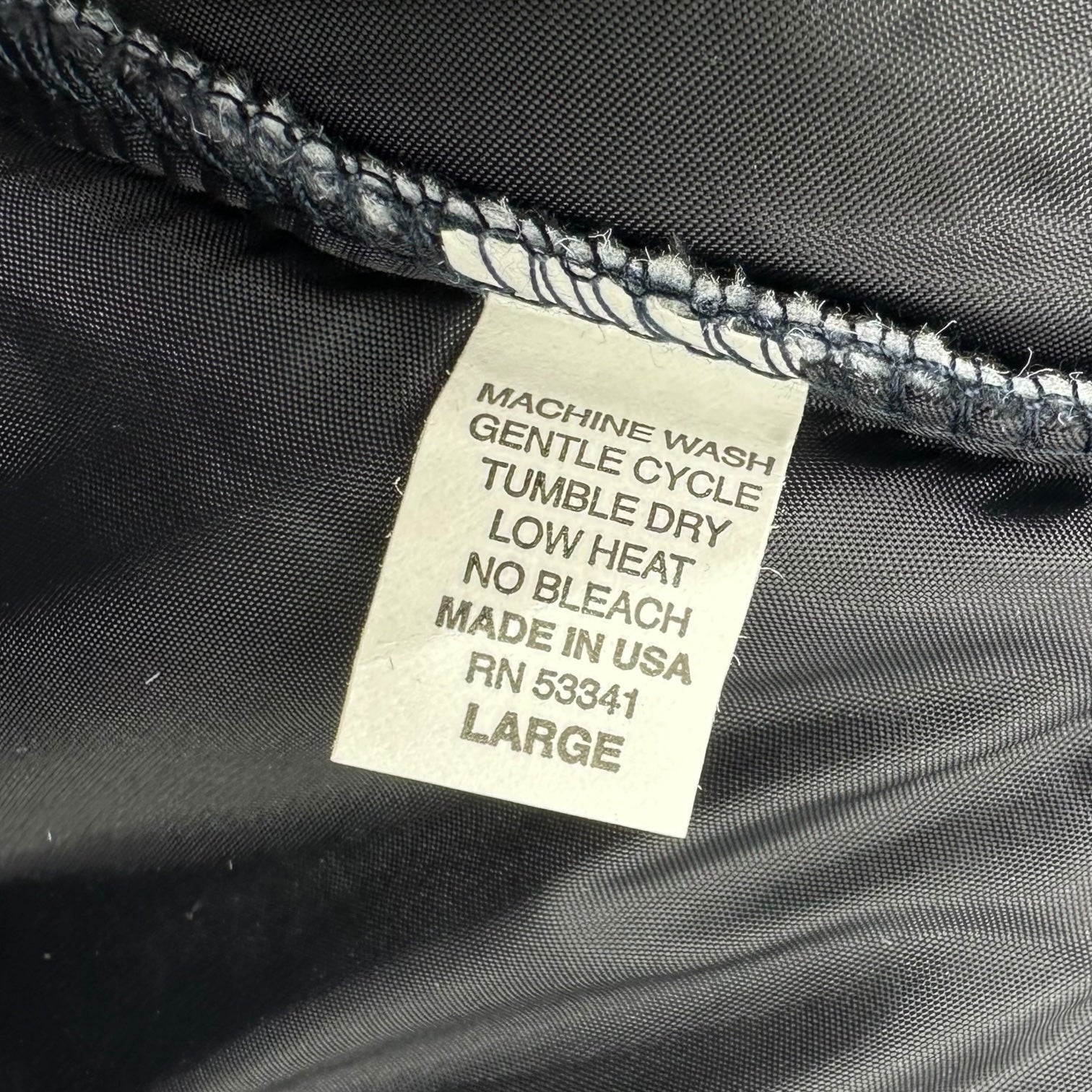 SNAP’N’WEAR(スナップンウェア) CHAMPION badge cotton racing vest チャンピオン ワッペン 中綿 レーシング ベスト L ネイビー