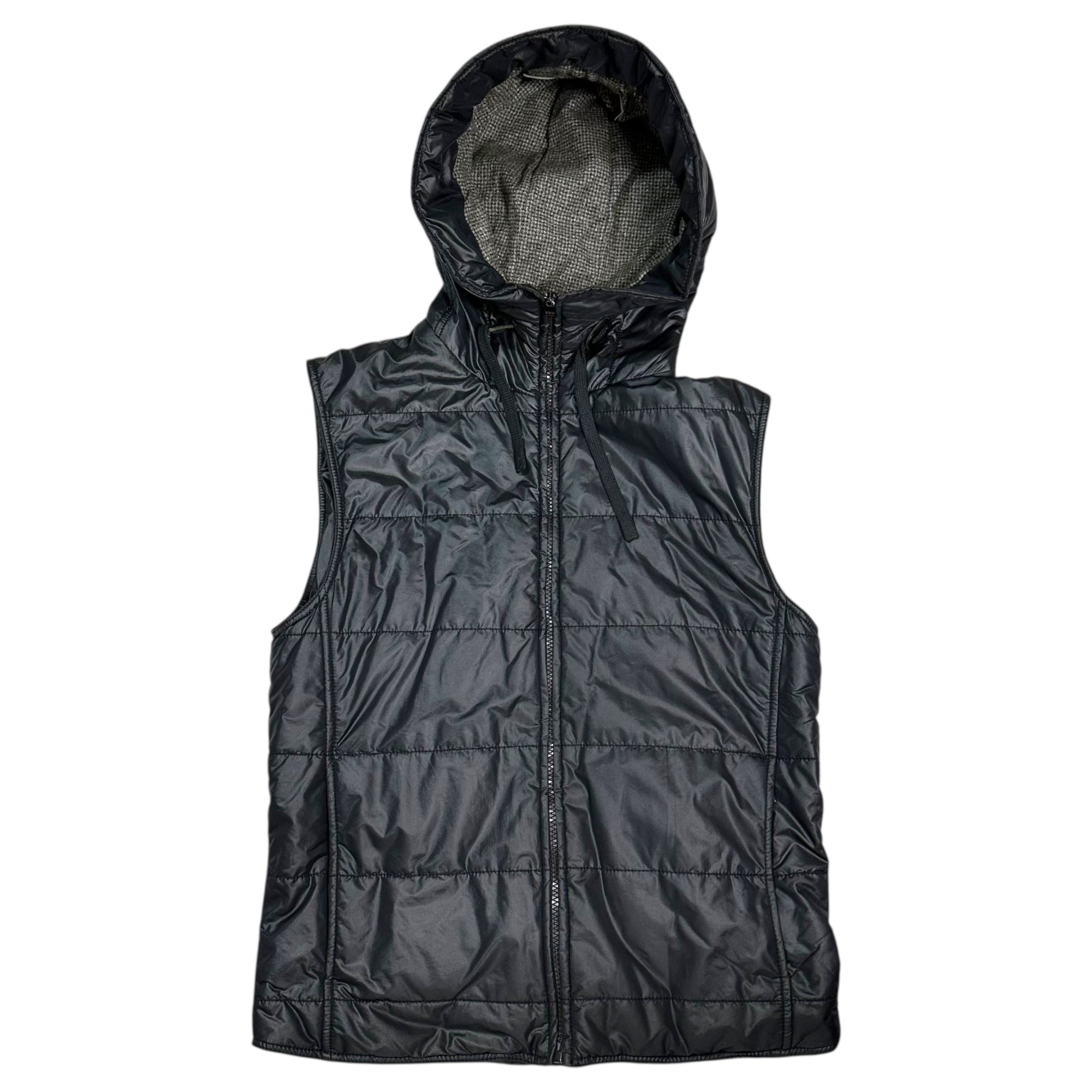 DOLCE&GABBANA(ドルチェ&ガッバーナドルガバ) Hooded Padded Vest フーデッド パテッド ベスト G9R56T 46 ブラック 中綿