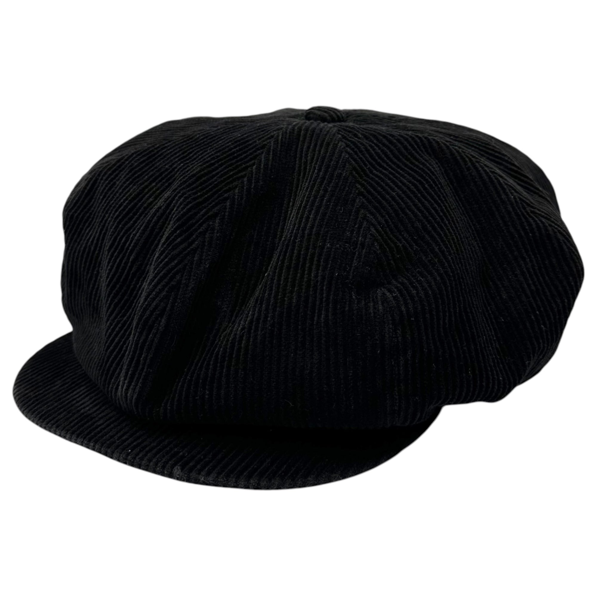 YOHJI YAMAMOTO POUR HOMME(ヨウジヤマモトプールオム) 2019AW Corduroy casquette コーデュロイ キャスケット 帽子 HC-H08-971 3 ブラック