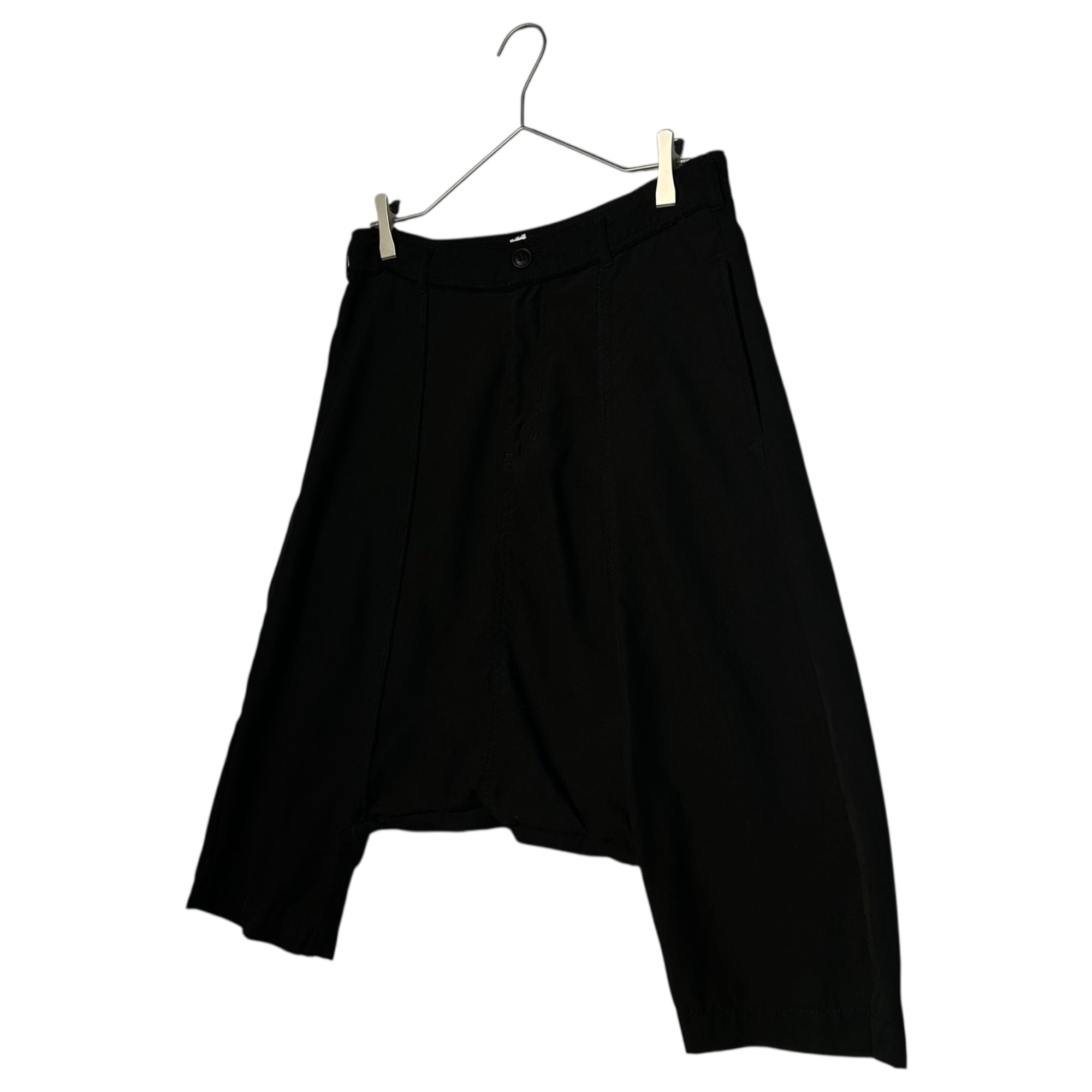 COMME des GARCONS COMME des GARCONS(コムデギャルソンコムデギャルソン) 10AW Product-dyed sarouel shorts half pants 製品染め サルエル ショーツ ハーフパンツ RF-P011 S ブラック AD2010