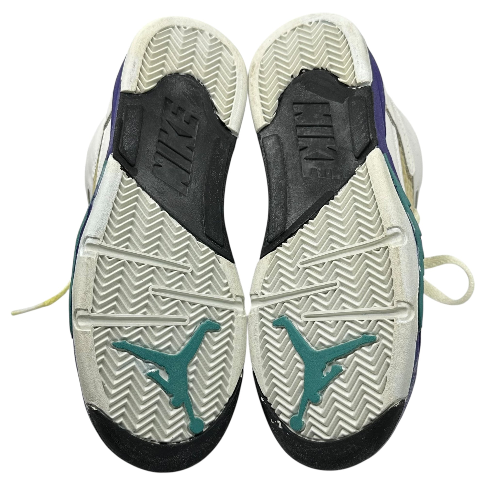 NIKE(ナイキ) 1990 AIR JORDAN 5 HIGH (KIDS) オリジナル エアジョーダン 5 キッズ 900406 PA 8462 22cm ホワイト×パープル 90's 90年代 ヴィンテージ ハイカット スニーカー