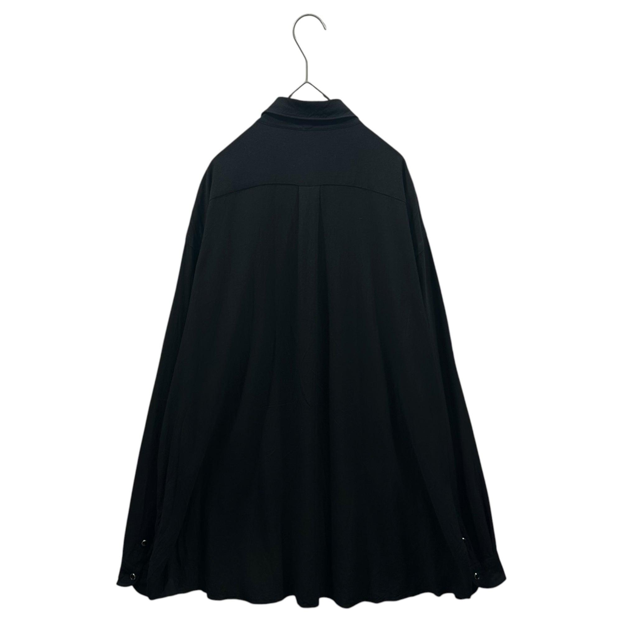 COMOLI(コモリ) 2026SS RAYON COMOLI SHIRTS レーヨン コモリ シャツ D01-02003 3 ブラック