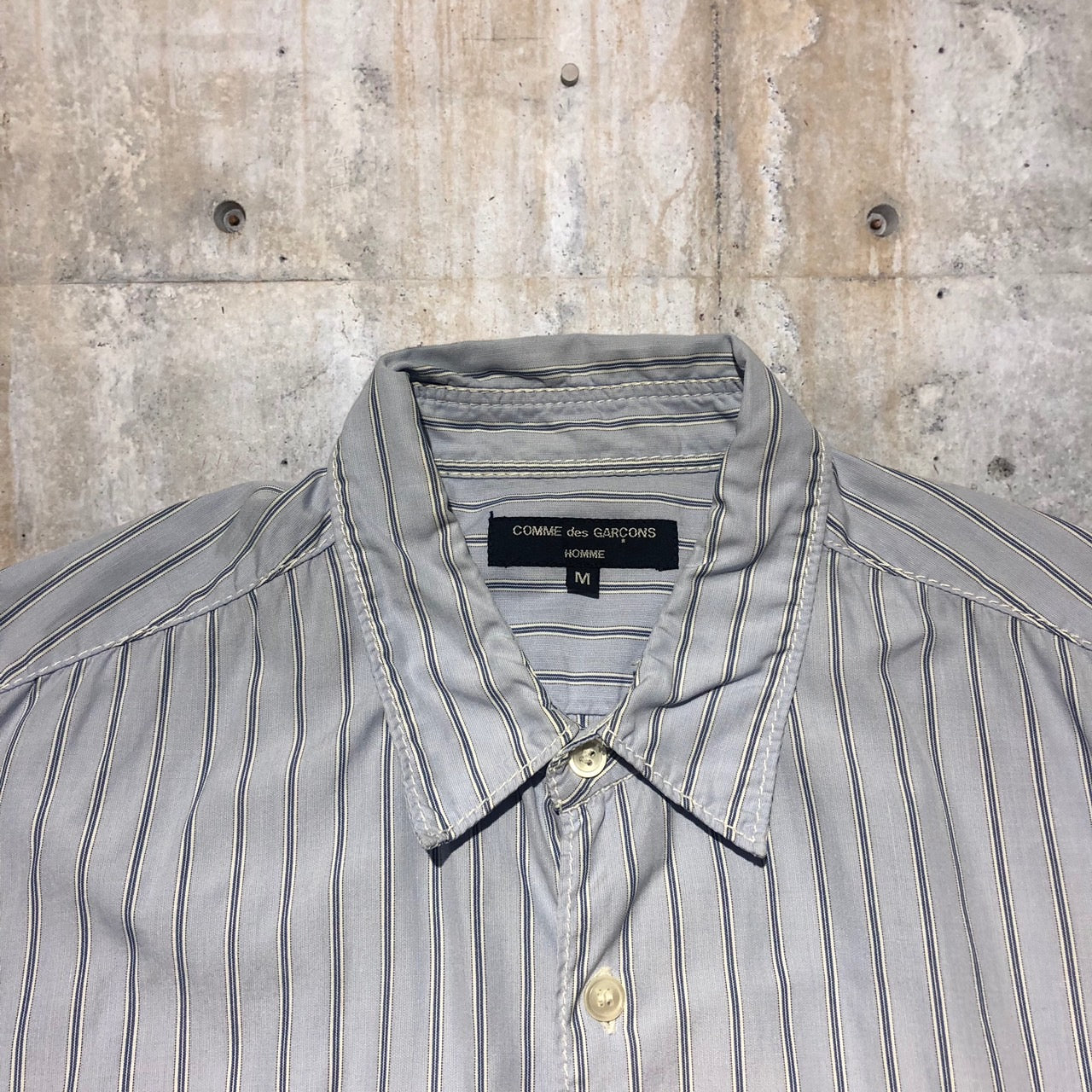 COMME des GARCONS SHIRT(コムデギャルソンシャツ)ジップポケットストライプシャツ