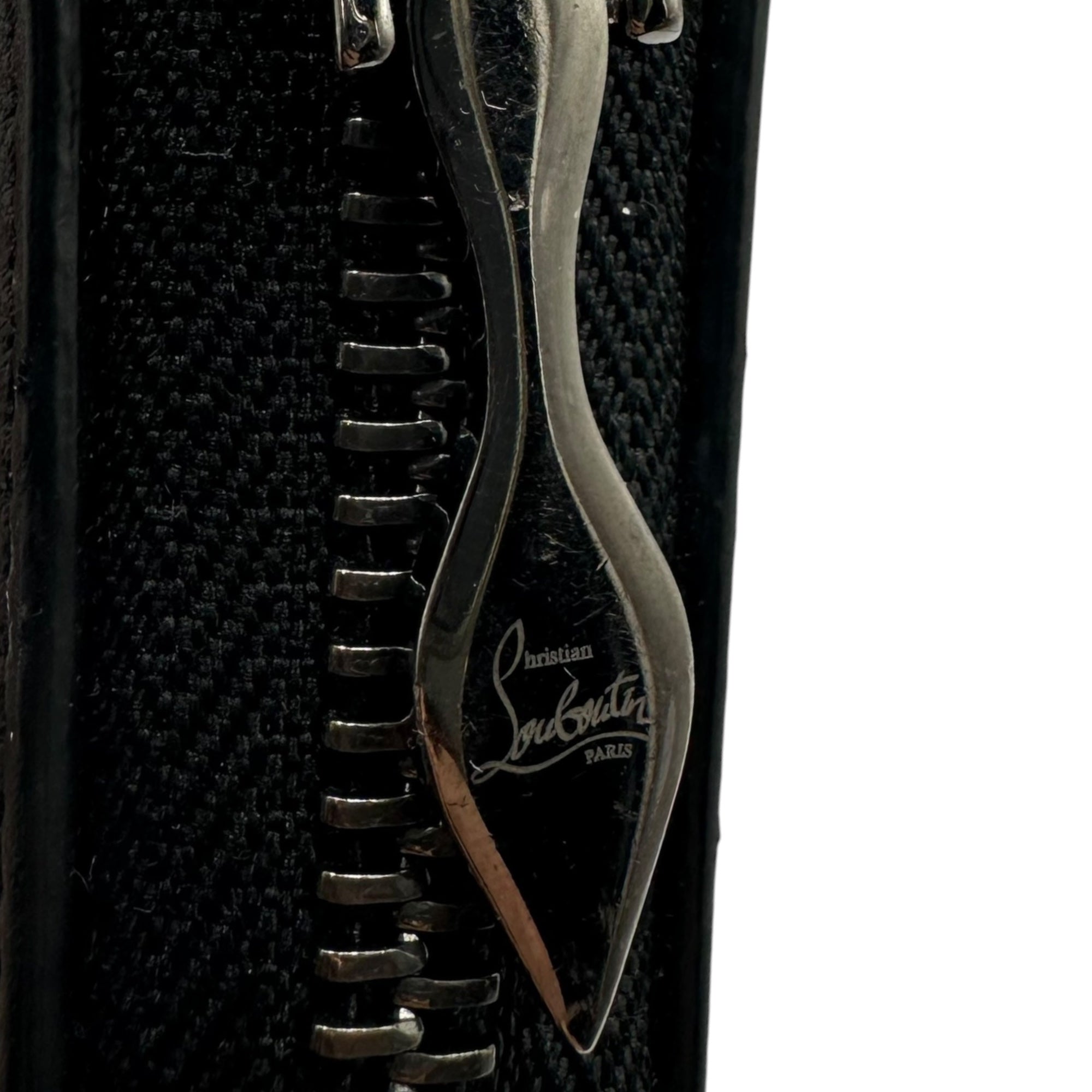 Christian Louboutin(クリスチャンルブタン) Spike Panettone Leather Coin Case スパイク パネトーネ レザー コインケース ブラック
