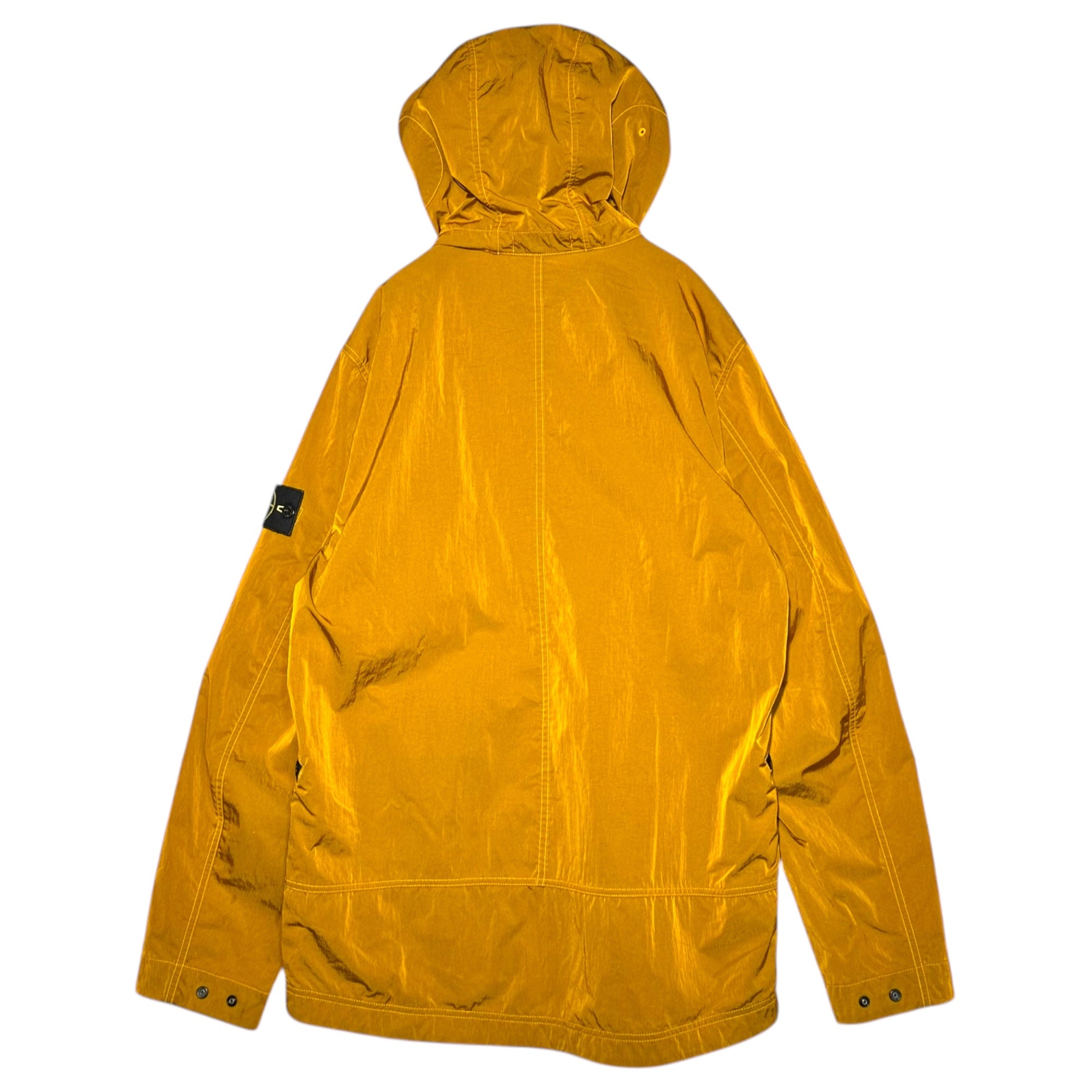 STONE ISLAND(ストーンアイランド) 2017 Orange Nylon Metal Flock Hooded Jacket オレンジ ナイロン メタル フロック フーデッド ジャケット 6715Q0936 XL オレンジ