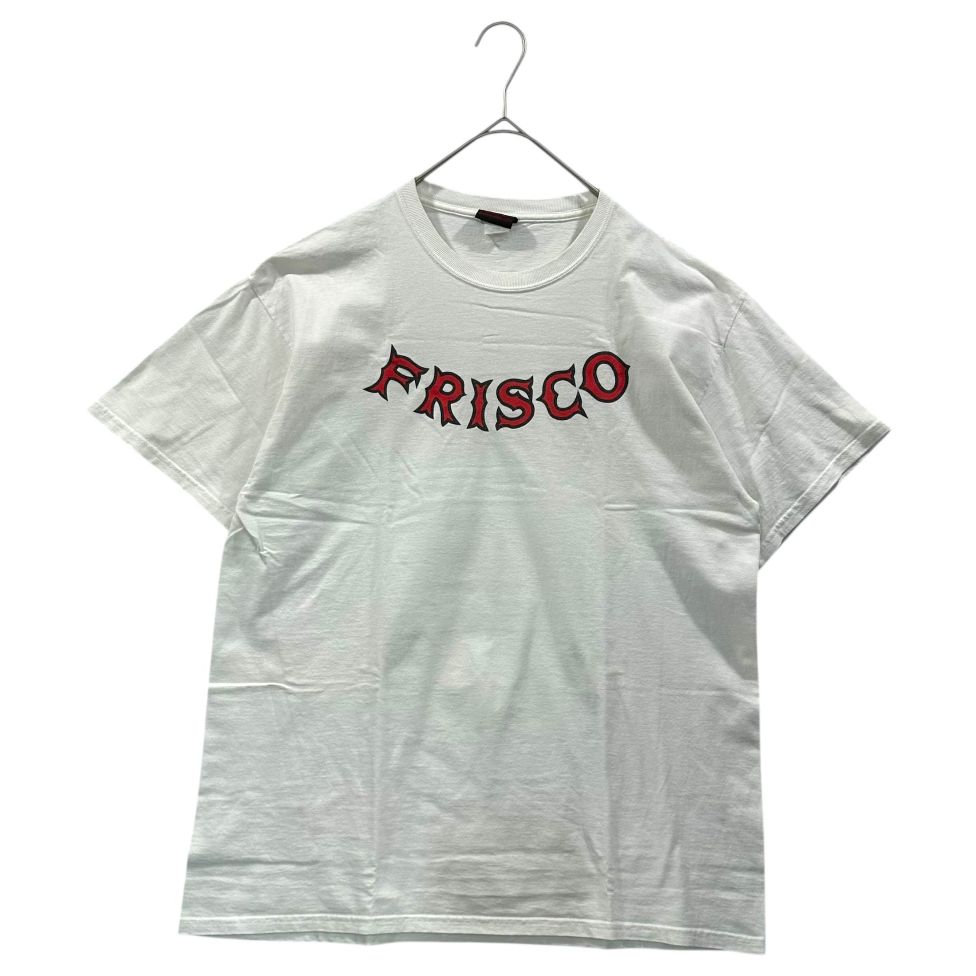 415 Clothing(415クロージング) OLD FRISCO Print T-Shirt オールド フリスコ プリント Tシャツ L ホワイト×レッド 著名人 着用品