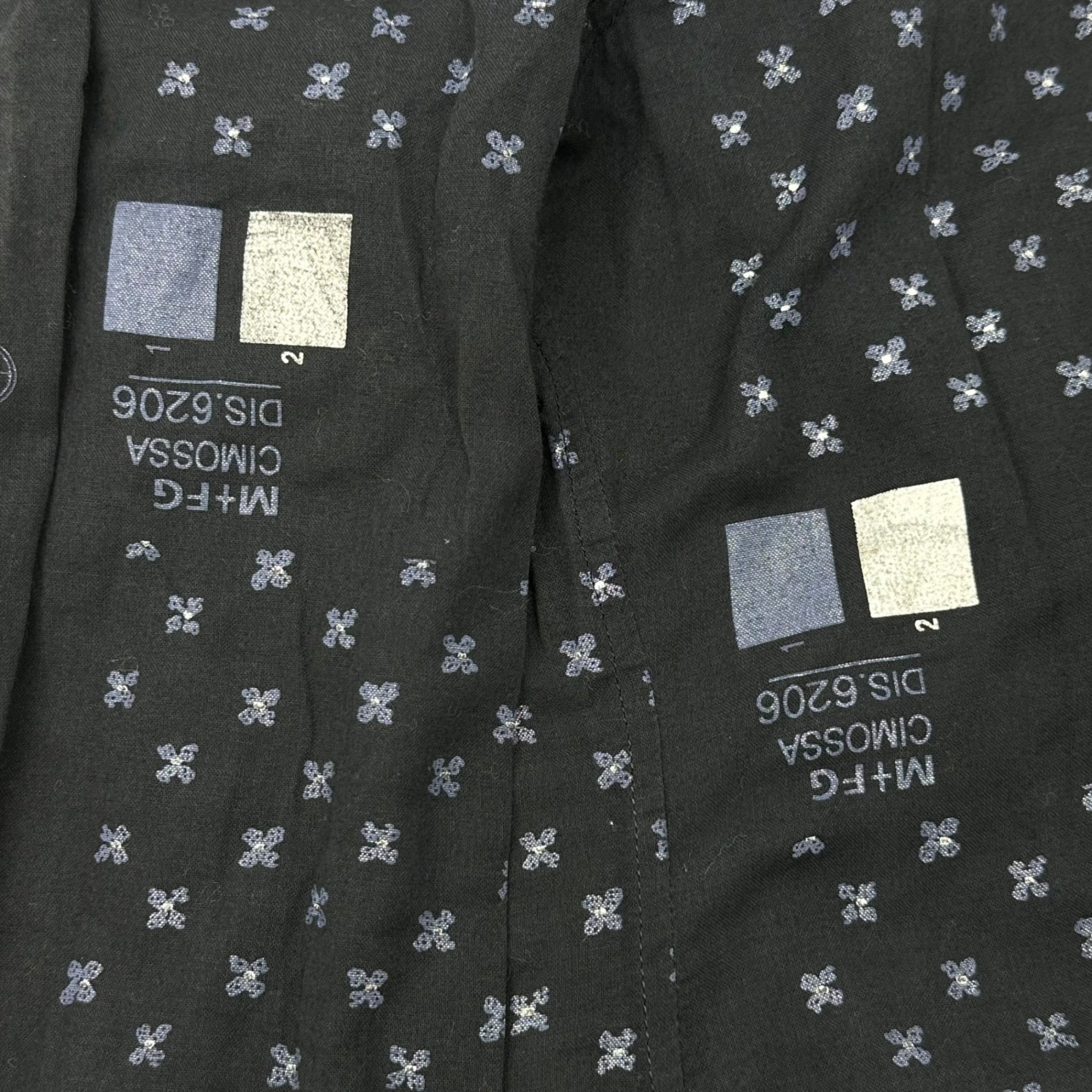 MARITHE FRANCOIS GIRBAUD(マリテフランソワジルボー) 00's Allover Logo Belted Sheer Blouse 総柄 ロゴ ベルテッド シアー シャツ ブラウス F6-5178 M ネイビー Y2K