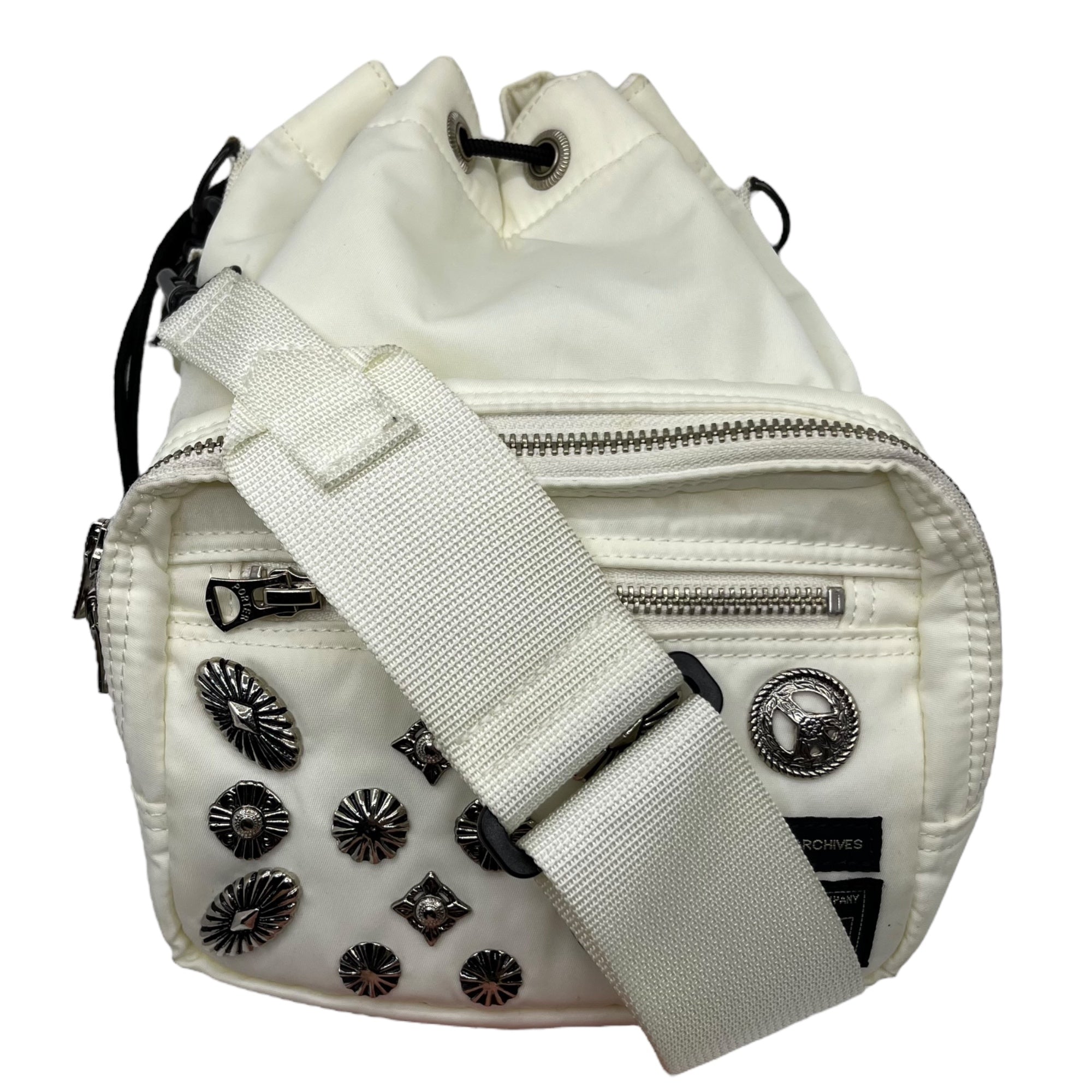 TOGA × PORTER(トーガ×ポーター) TANKER 3WAY string bag 巾着 ショルダー バッグ ストリング バッグ 390-92215 ホワイト ハンド