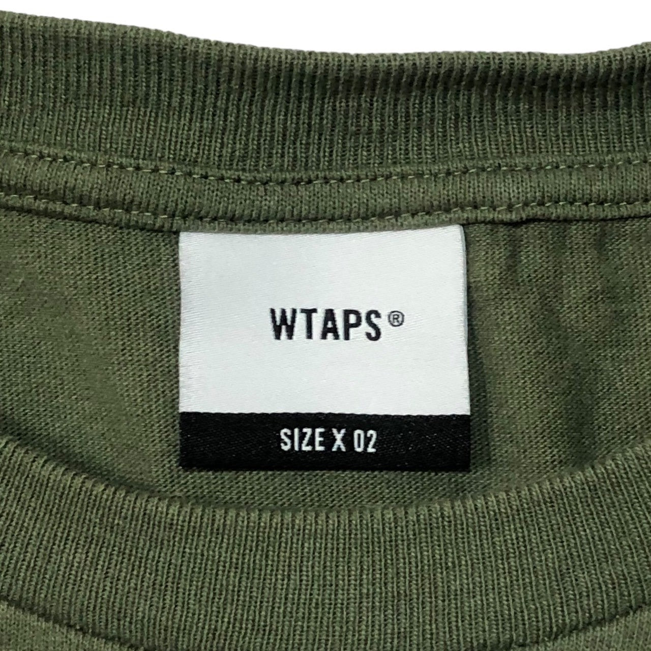 WTAPS(ダブルタップス) 22SS IDENTITY/SS/COTTON/アイデンティティーショートスリーブTシャツ 221ATDT-STM07S SIZE 02(M) カーキ