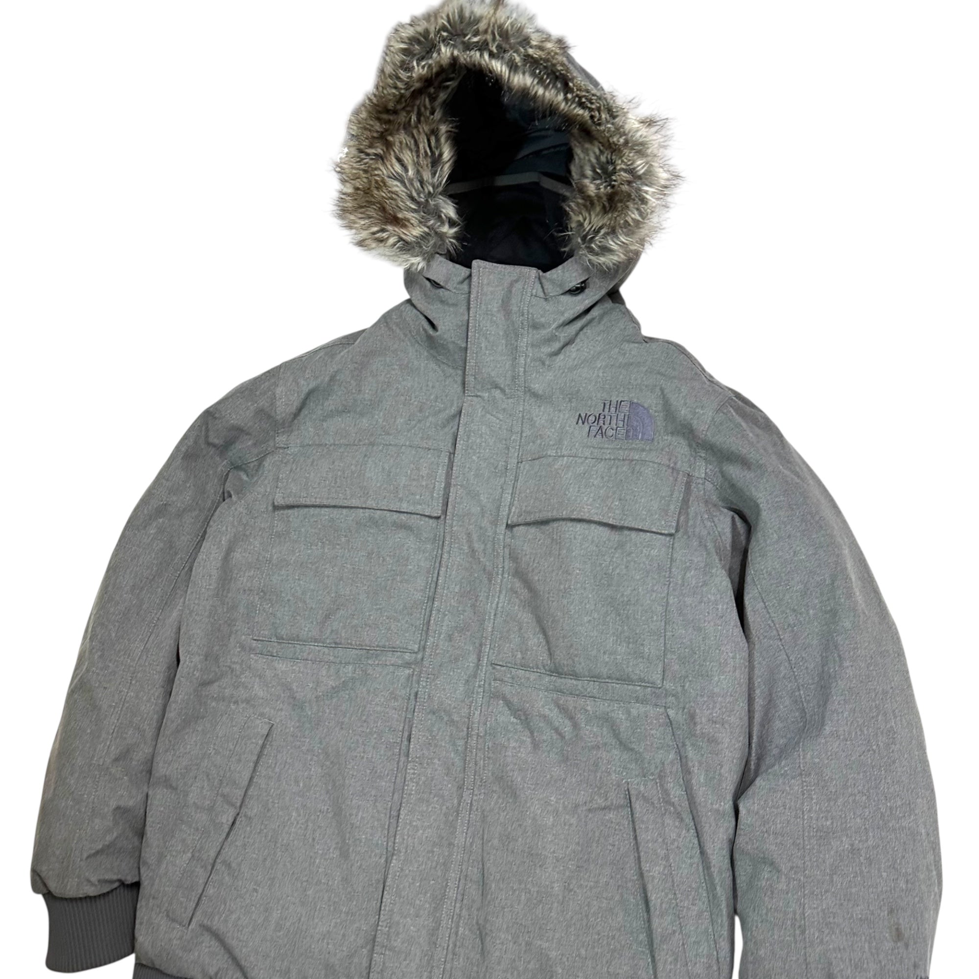 THE NORTH FACE(ノースフェイス) HYVENT Gotham Jacket ゴッサム ジャケット ダウン ND51505Z L グレー ファー フード