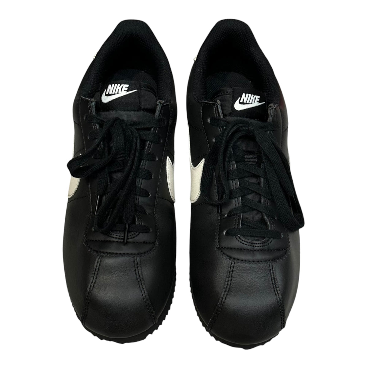 NIKE(ナイキ) W CORTEZ LEATHER コルテッツ DN1791 006 27cm ブラック×ペールアイボリー スニーカー