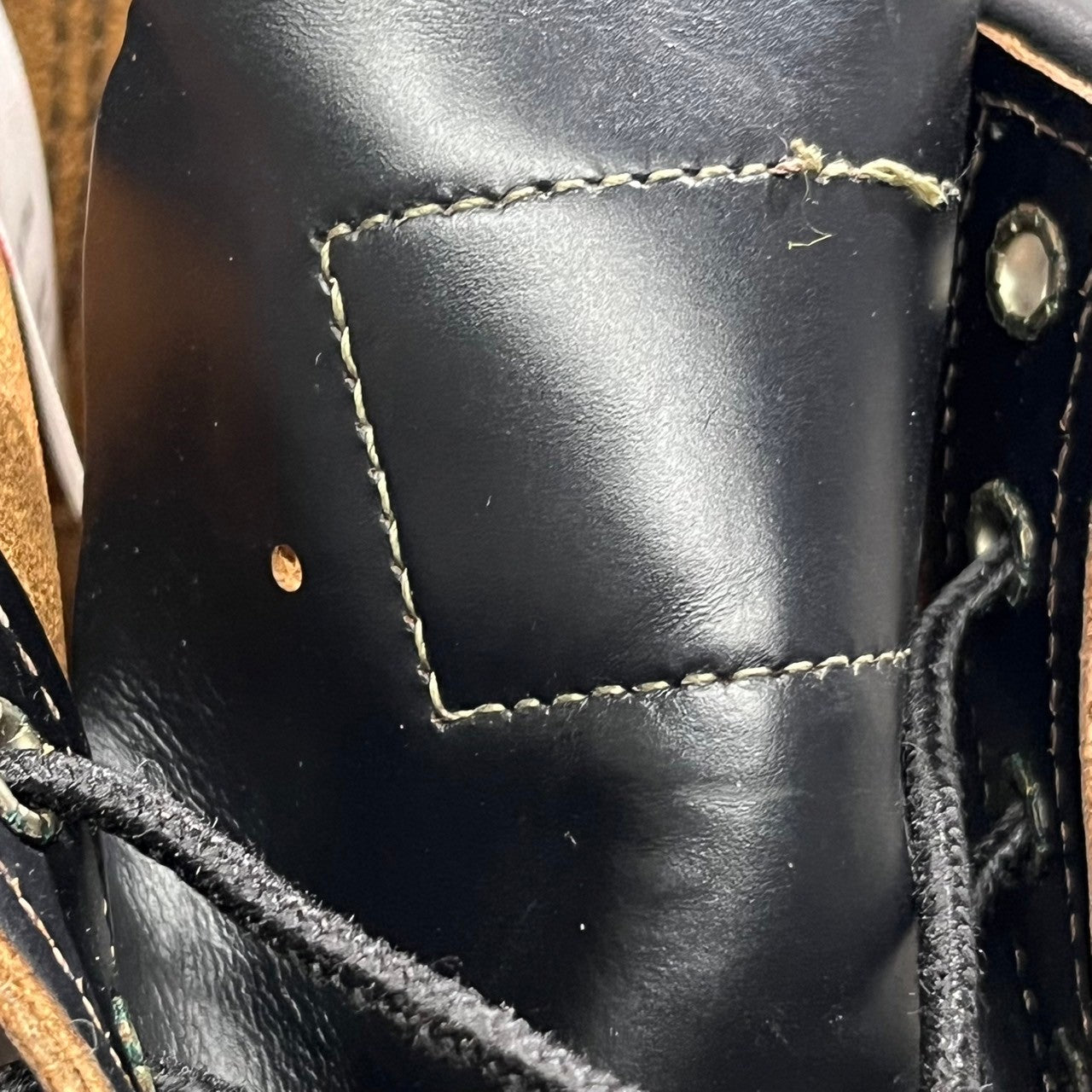 REDWING(レッドウィング) 犬タグ 復刻 IRISH SETTER 6" MOC アイリッシュセッター 6インチモック ワーク ブーツ 9874 6 1/2(24.5cm) ブラック 茶芯